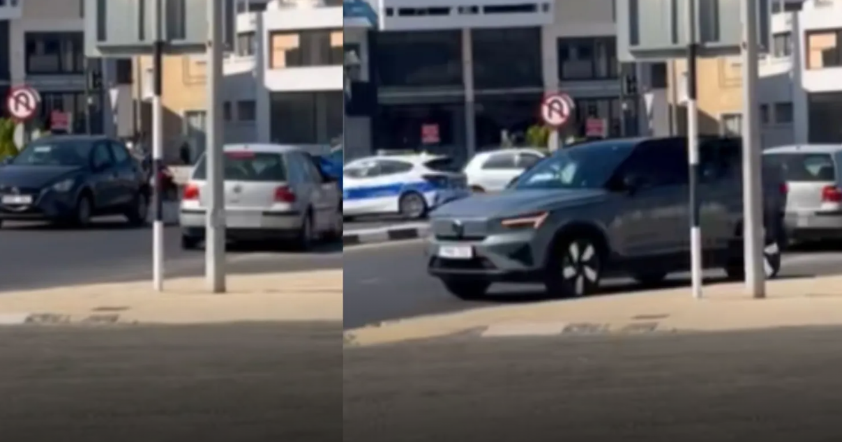 Info: Η στιγμή που όχημα κινείται στο αντίθετο ρεύμα στη Λάρνακα (BINTEO)