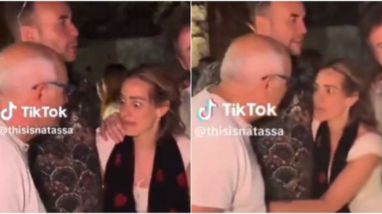 Αμήχανη στιγμή με την Μποφίλιου: Διώχνει τον πατέρα της για να φωτογραφηθεί και τον βρίζει (ΒΙΝΤΕΟ)
