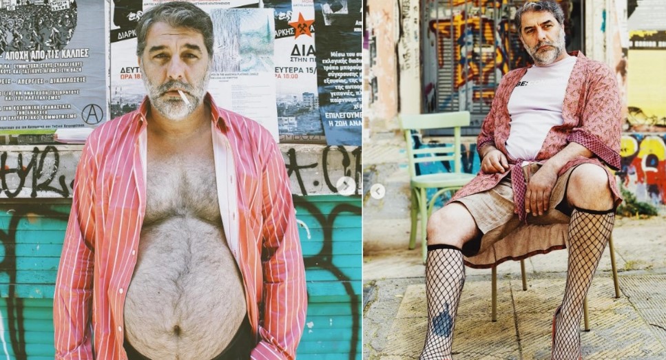 Βασίλης Μπισμπίκης: Ποζάρει με κόκκινες γόβες και στέλνει ένα ηχηρό μήνυμα