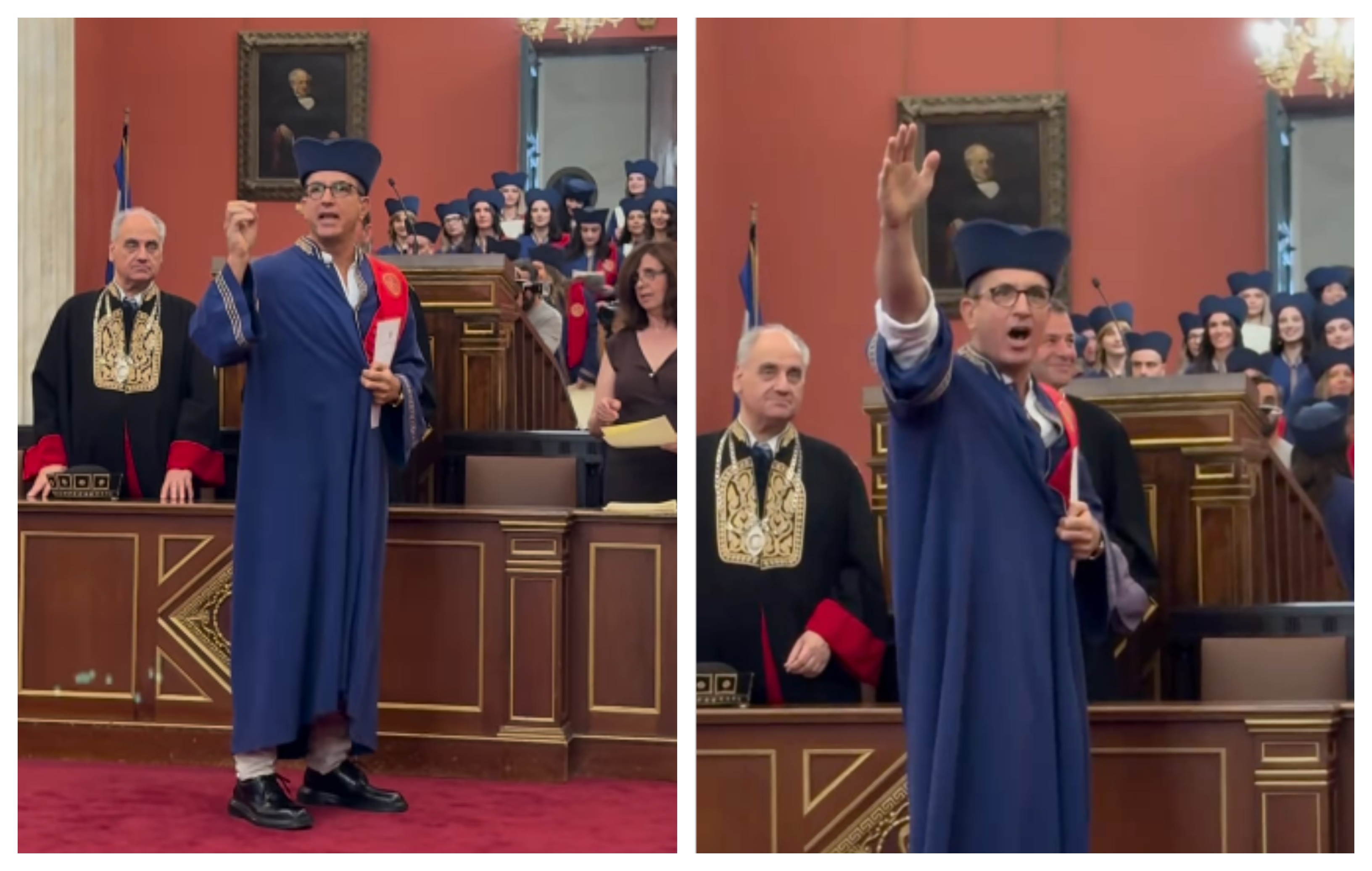 «Σήκου πάνω!»: Η στιγμή που ορκίστηκε ο Τορναρίτης – Τι πτυχίο πήρε; (ΒΙΝΤΕΟ)