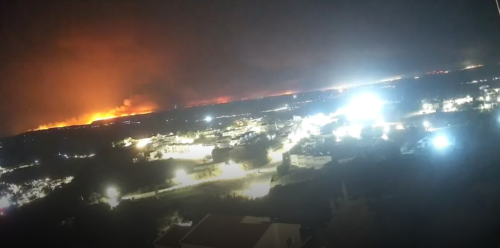 ΒΙΝΤΕΟ: Οι 19 ώρες σε 1 λεπτό, timelapse από την εξέλιξη της φονικής πυρκαγιάς στην ορεινή Λεμεσό