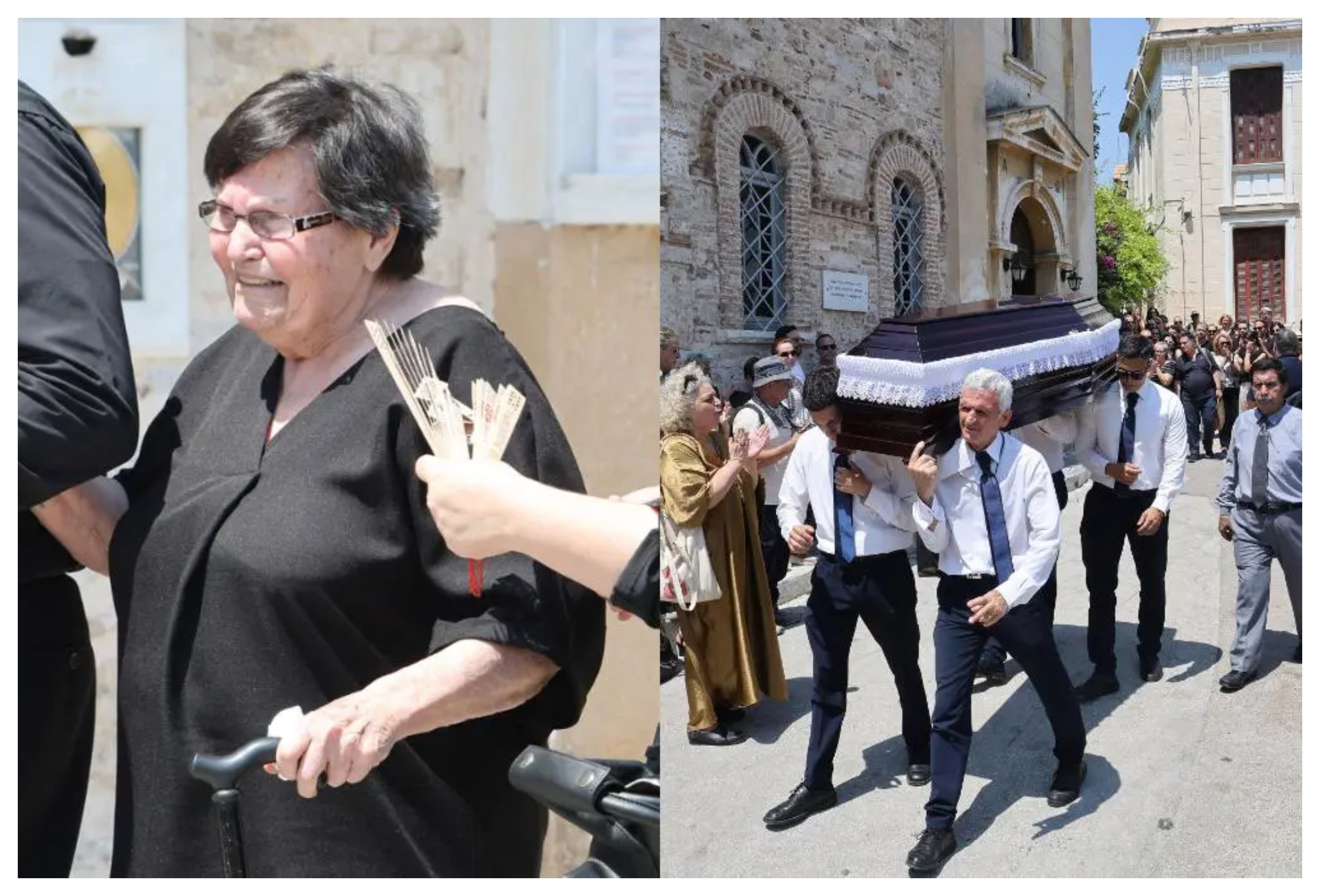 Κηδεία Γεράσιμου Μιχελή: Σπάραξε στο κλάμα η μητέρα του, οδηγώντας τον στην τελευταία του κατοικία