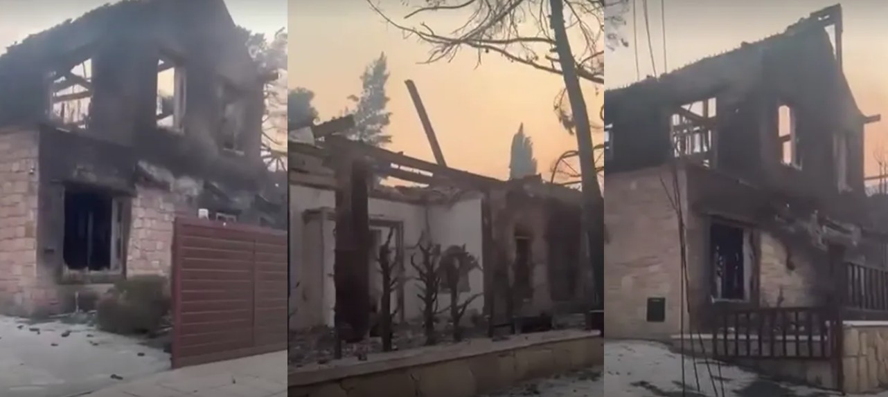 Συγκλονιστικό βίντεο με τα καμένα σπίτια στο Σούνι, εικόνες απόλυτης καταστροφής