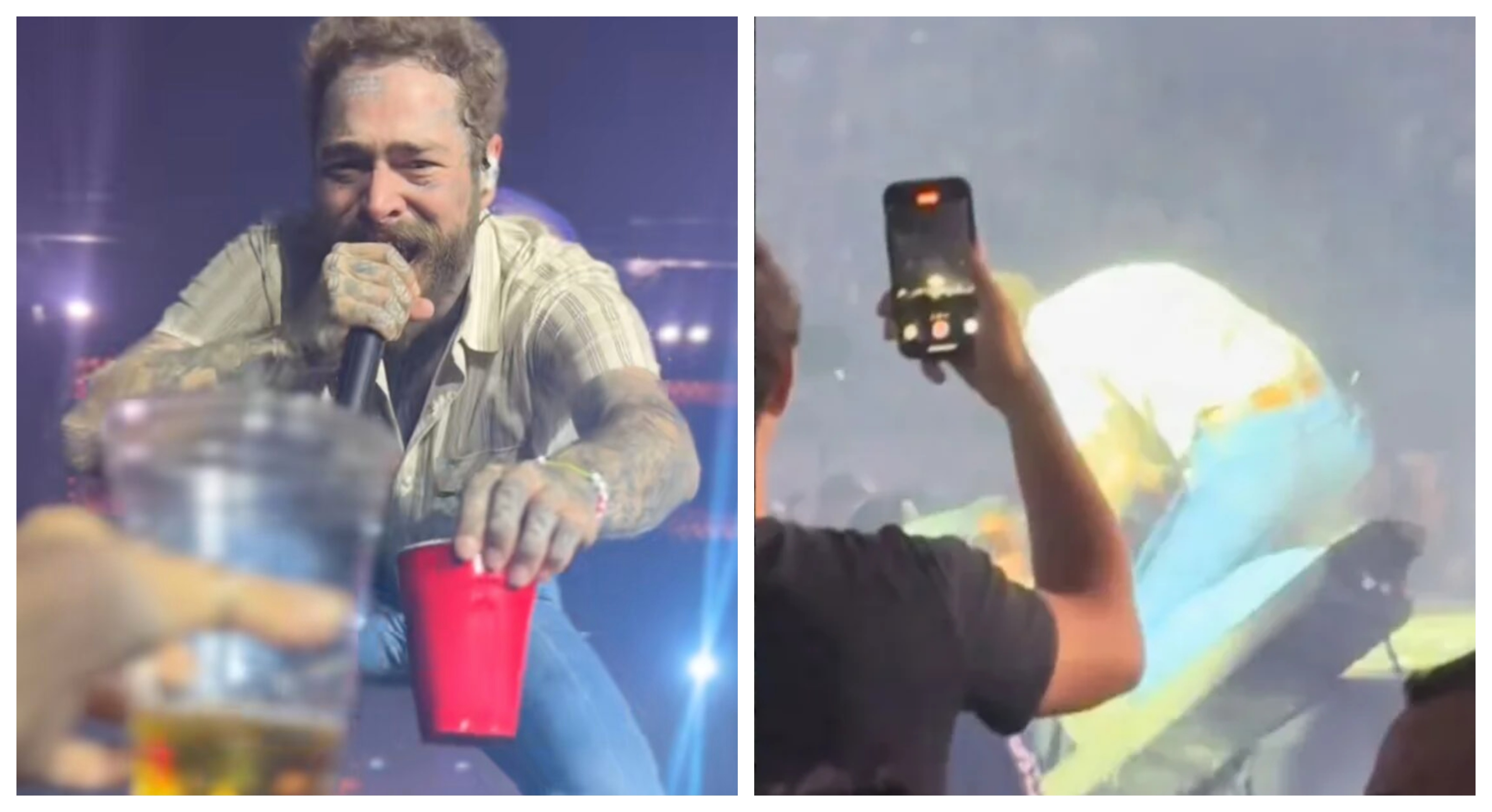 Post Malone: Έφαγε τούμπα στη σκηνή σε συναυλία στην Αριζόνα (ΒΙΝΤΕΟ)