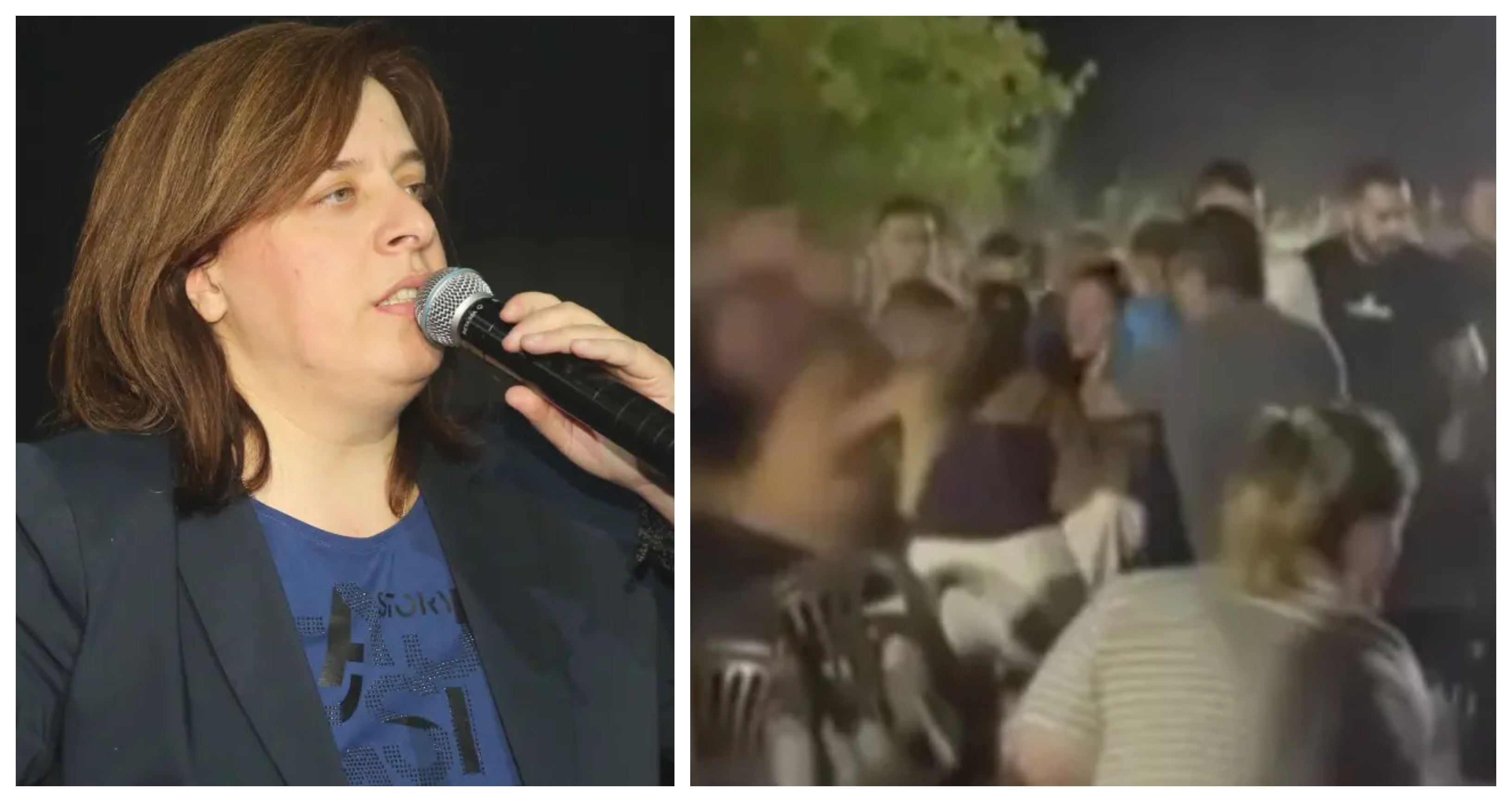 Γωγώ Τσαμπά: Άγριος καβγάς και εκτόξευση καρεκλών την ώρα που τραγουδούσε σε πανηγύρι (ΒΙΝΤΕΟ)