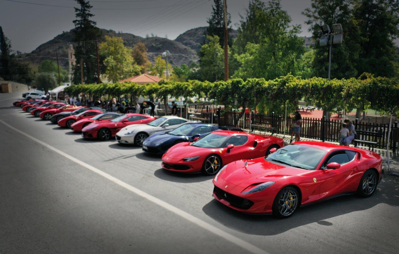 Η μαγεία της Ferrari κατακλύζει την Λάρνακα για καλό σκοπό