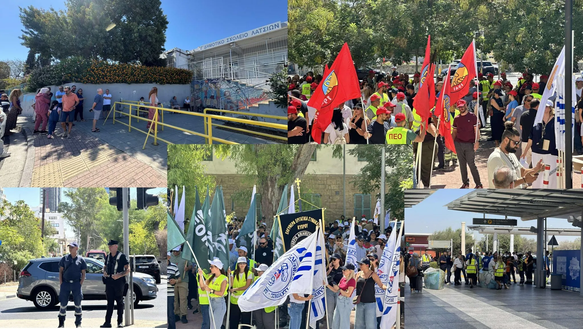 Στους δρόμους οι εργαζόμενοι για την ΑΤΑ, «παρέλυσαν» νοσοκομεία, σχολεία & αεροδρόμια (ΒΙΝΤΕΟ)