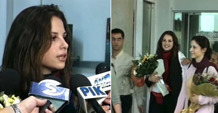 Αριστοτέλους: Το σπάνιο βίντεο από το 2003 – Η υποοδχή με ανθοδέσμες και κυπριακή σημαία από το “Miss Earth”