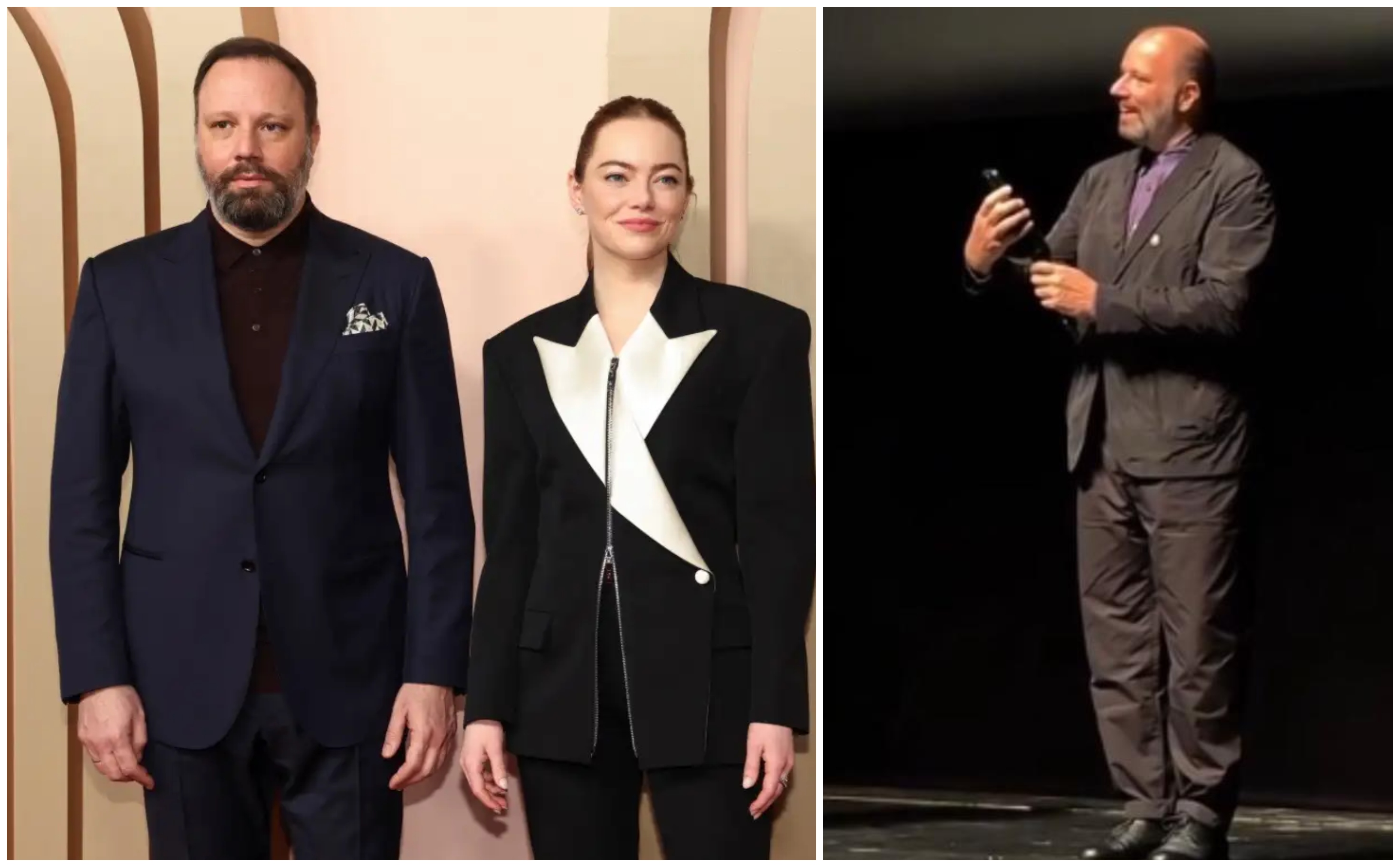Λάνθιμος: Διάβασε επί σκηνής το ηχητικό μήνυμα της Έμα Στόουν σε άπταιστα ελληνικά (ΒΙΝΤΕΟ)