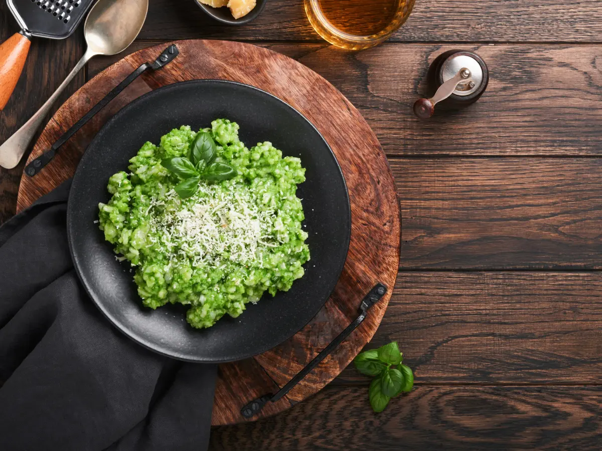Νόστιμη συνταγή για Ιταλικό ριζότο με pesto