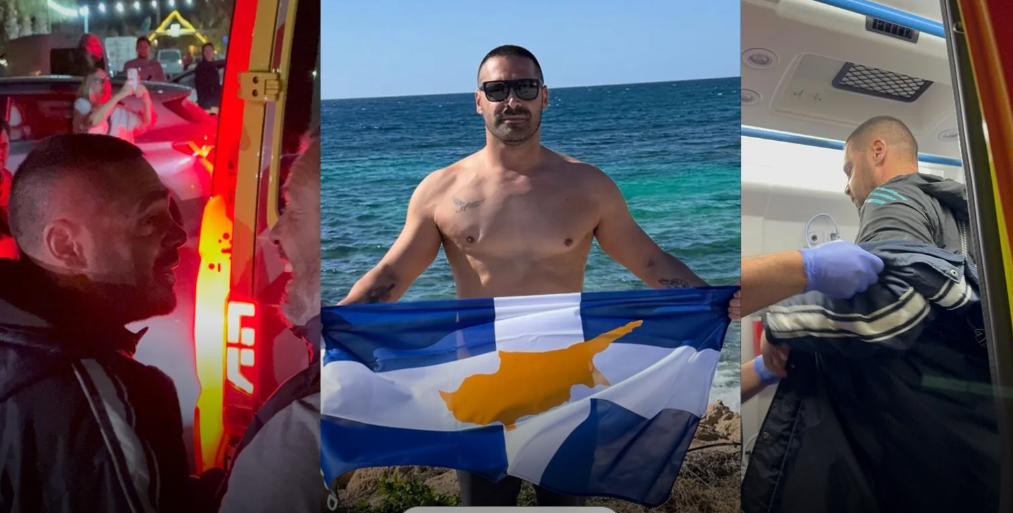 Κολύμπησε 149km, Πάφο – Αγία Νάπα και κατέρριψε το παγκόσμιο ρεκόρ – Στο Νοσοκομείο για εξετάσεις