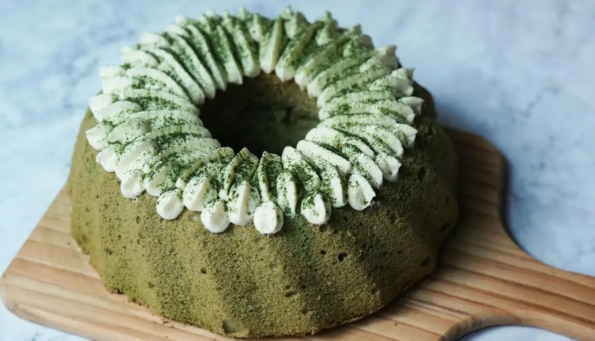 Συνταγή για vegan matcha κέικ