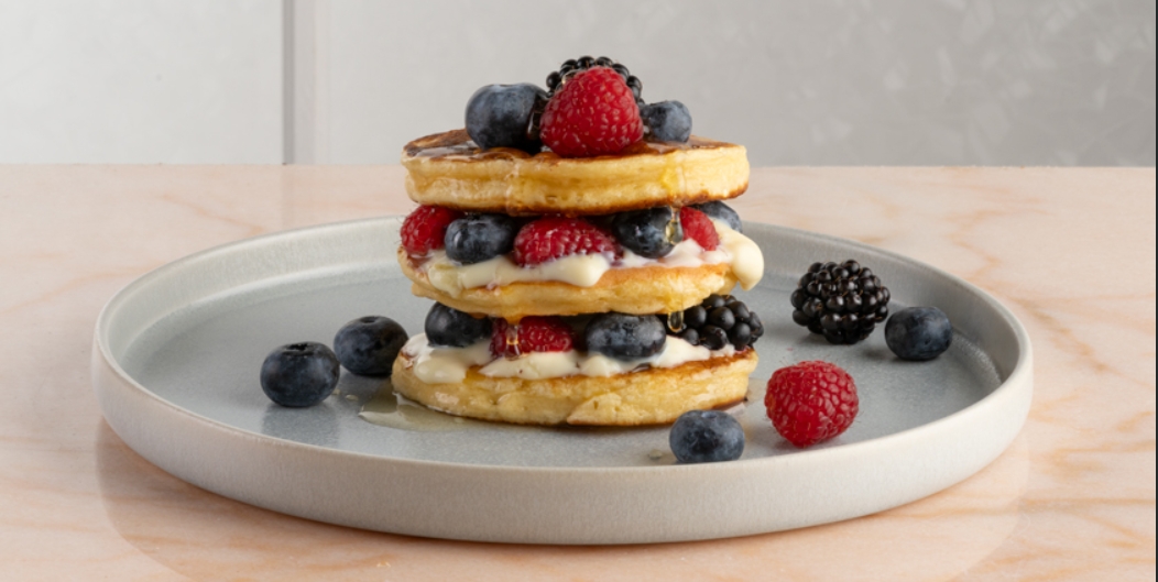 Συνταγή για Pancakes με πουτίγκα πρωτεΐνης