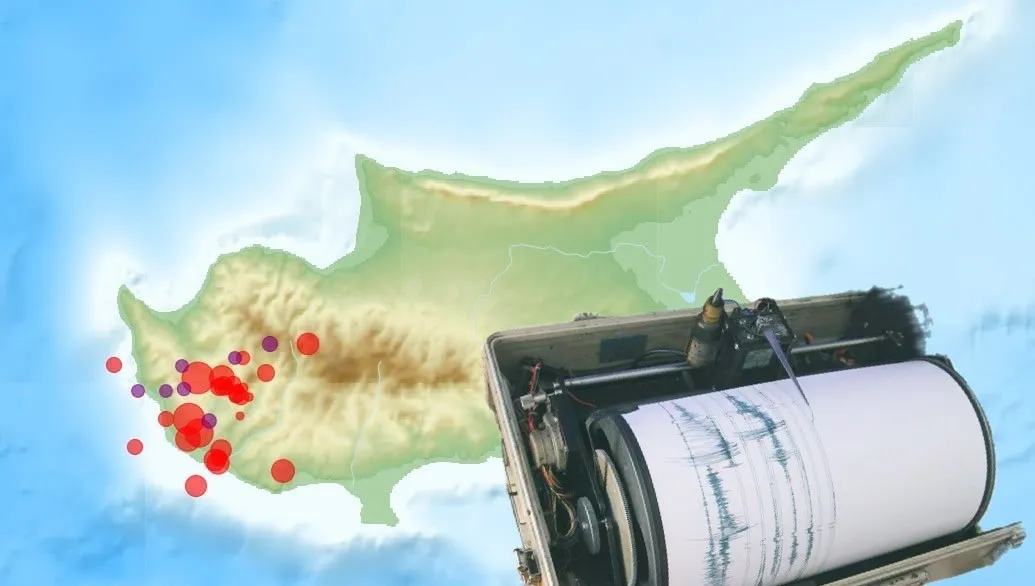 HELLO! info: Περισσότεροι από 200 σεισμοί σε 48 ώρες στην Κύπρο μετά τον διπλό «χτύπημα» του Εγκέλαδου