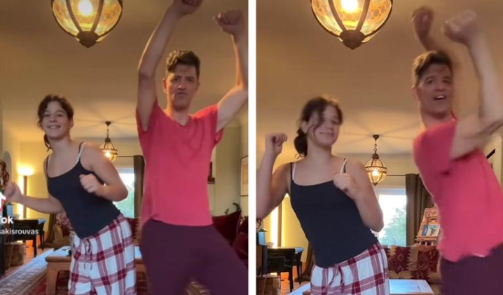 Σάκης Ρουβάς: Μας δείχνει το υπέροχο σαλόνι του και χορεύει με την κούκλα κόρη του