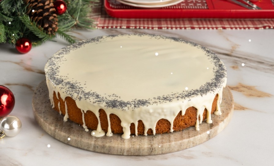 Συνταγή για βασιλόπιτα με γλάσο λευκής σοκολάτας