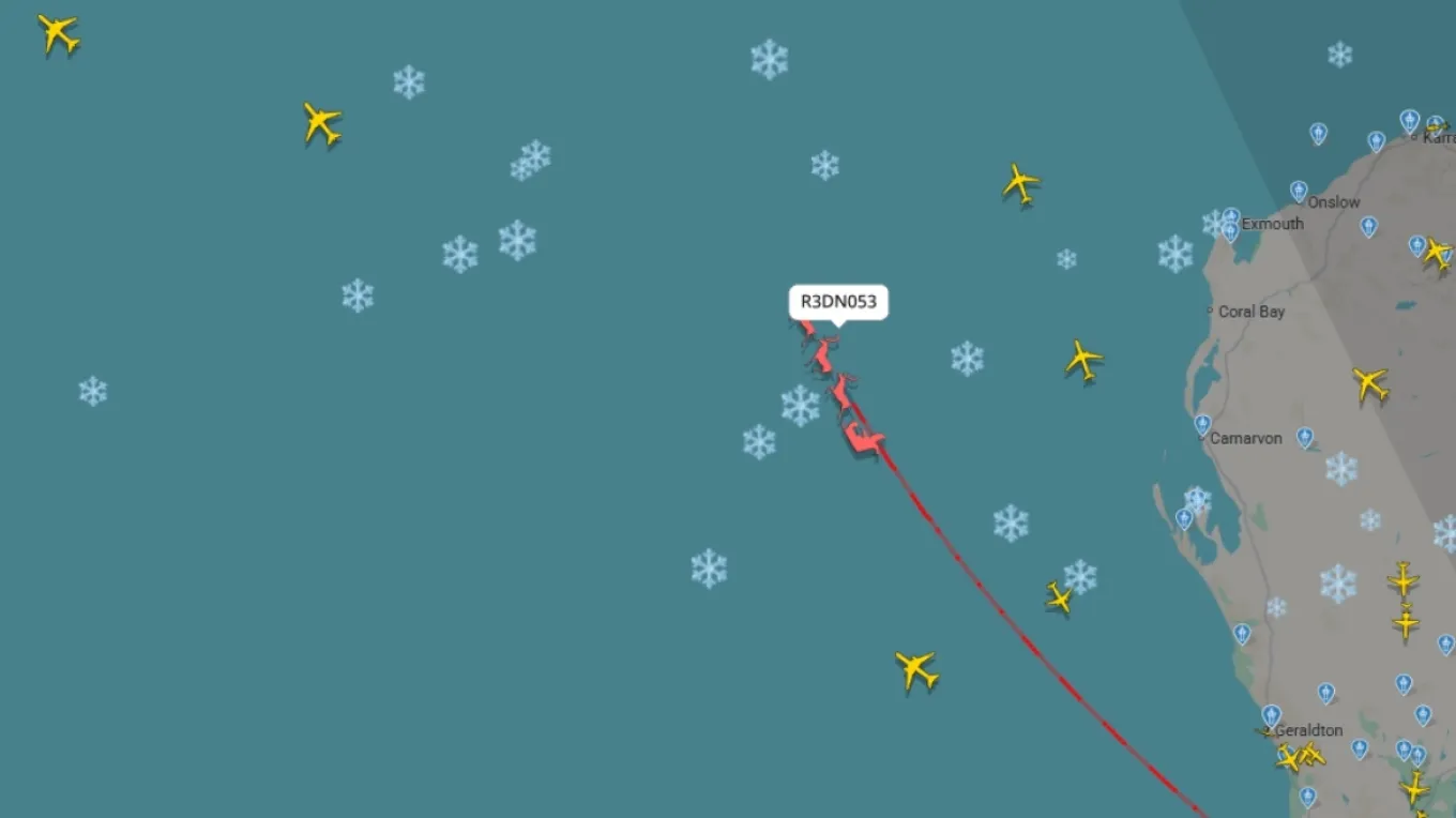 Ο Άγιος Βασίλης είναι καθ’ οδόν! Δείτε live πού βρίσκεται τώρα