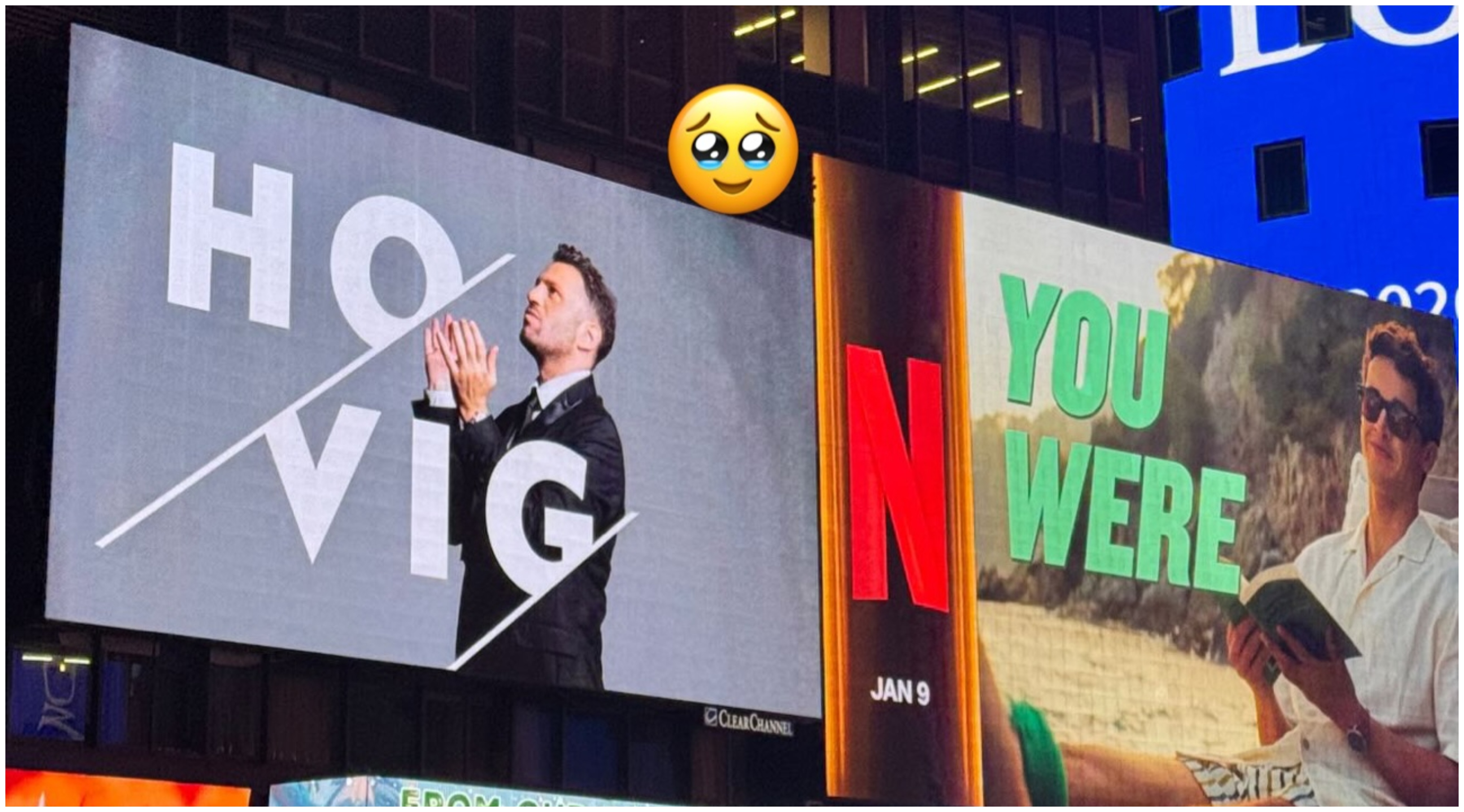 Hovig: Η στιγμή που το πρόσωπό του «φώτισε» την Times Square (ΒΙΝΤΕΟ)