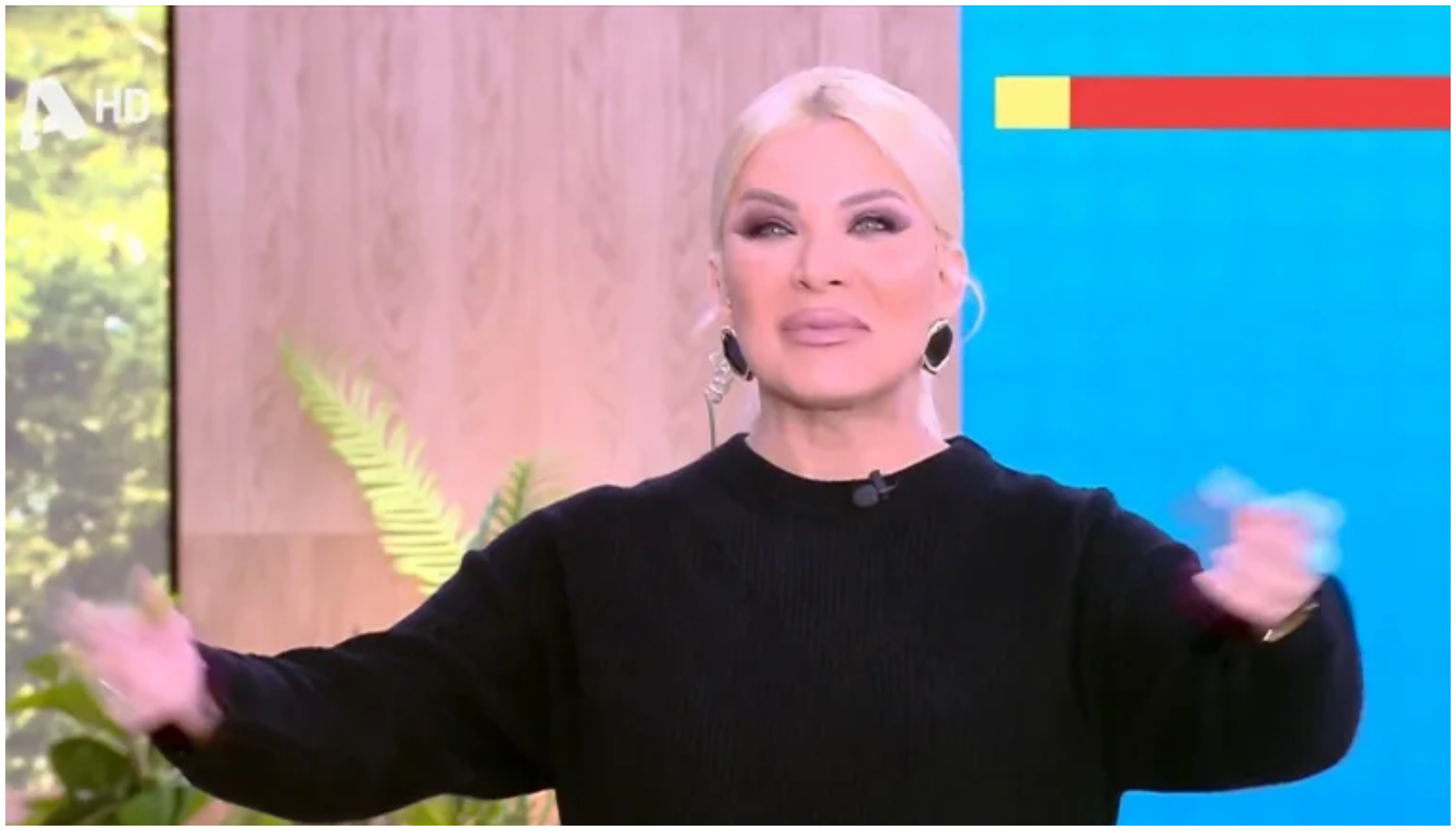 Καινούργιου: Επέστρεψε στο πλατό του “Super Κατερίνα” μετά τη νοσηλεία