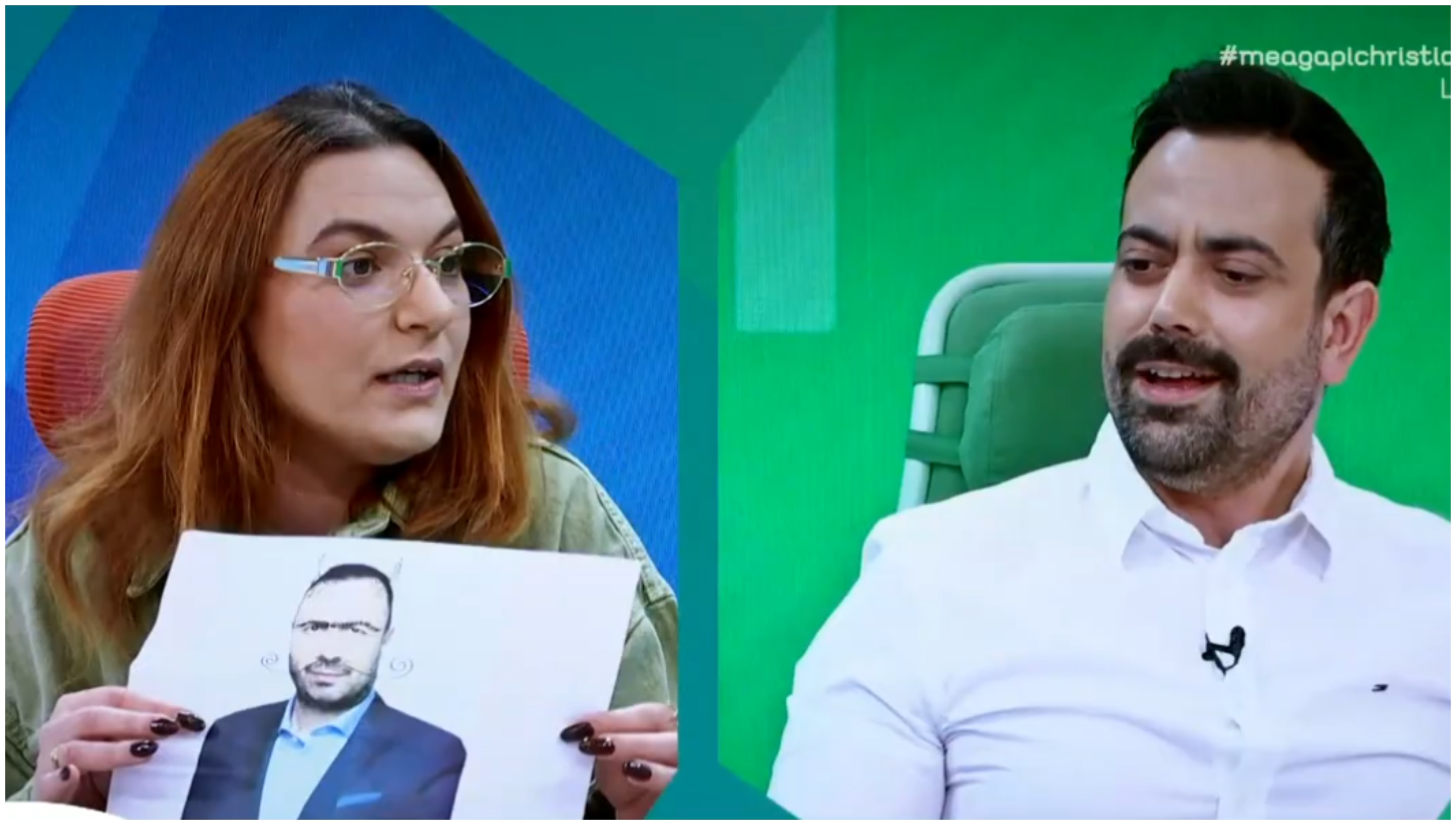 Λαμπροπούλου: «Έκρυβε» στην τσάντα της φωτογραφία του Τάσου Τρύφωνος με κερατάκια & μουστάκι (ΒΙΝΤΕΟ)