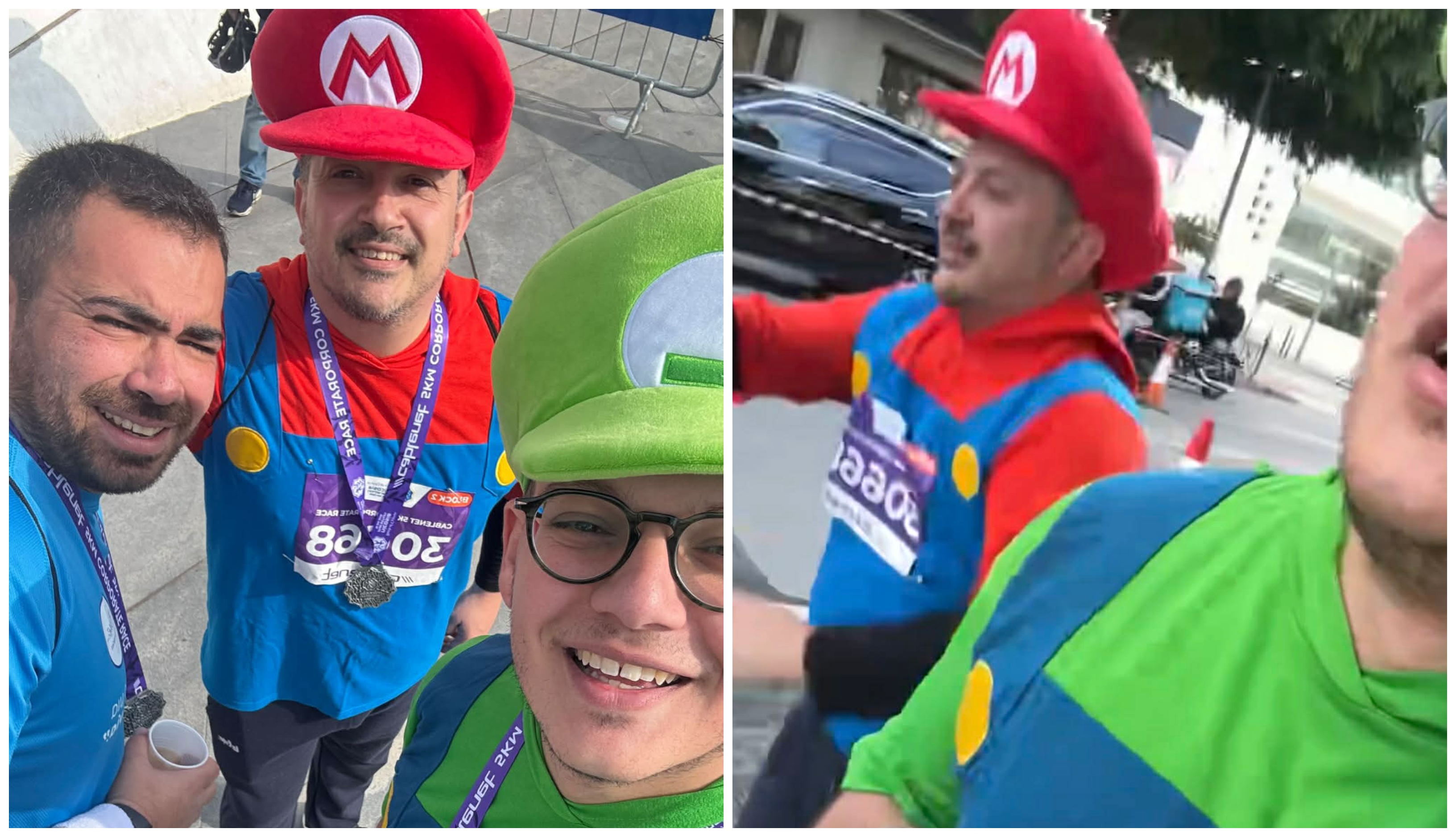 Κύπριοι μαραθωνοδρόμοι έτρεξαν ως Super Mario & Luigi στον Μαραθώνιο Λευκωσίας (BINTEO)