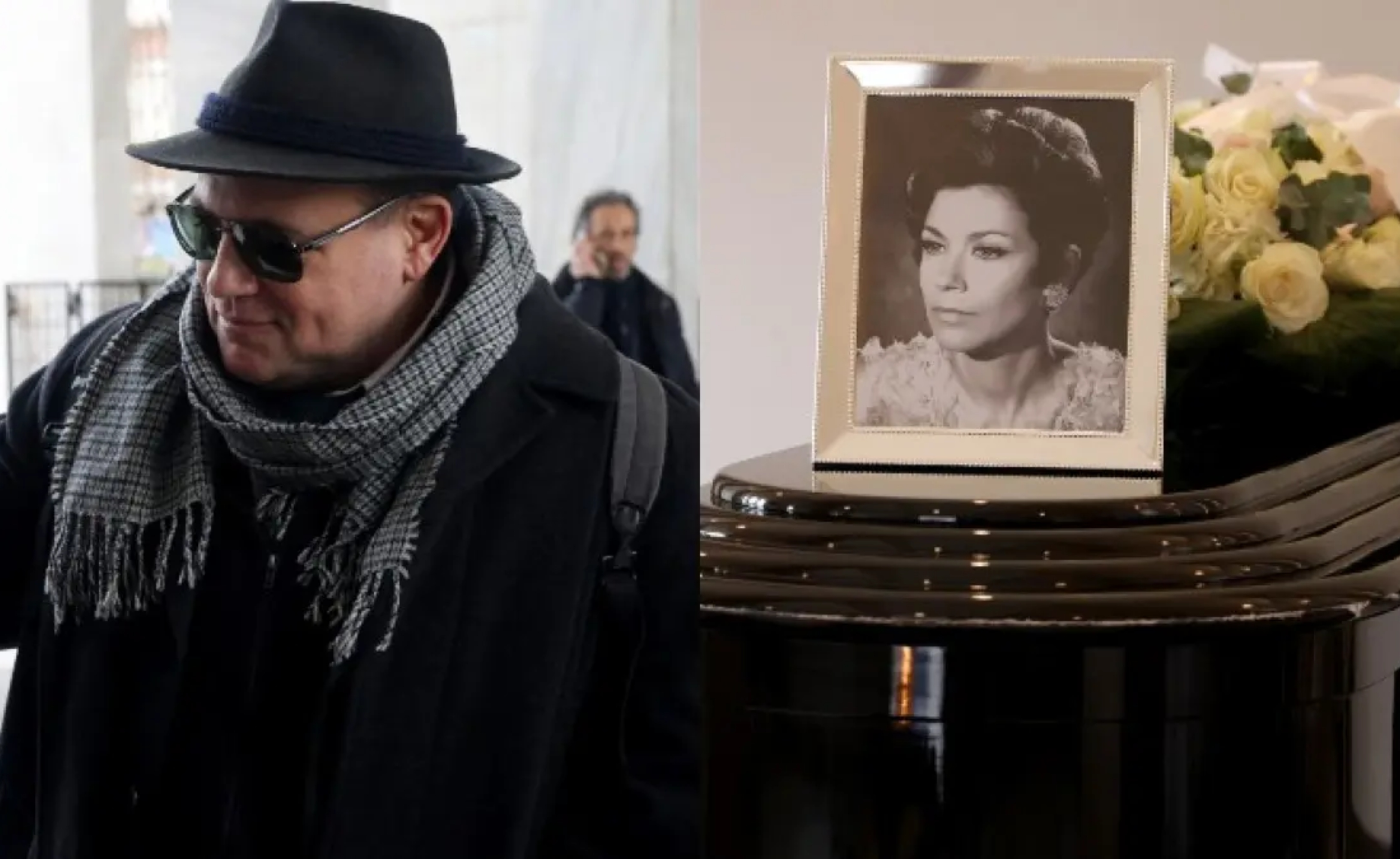 Κηδεία Μέλπως Ζαρόκωστα: Καταρρακωμένος ο γιος της στο τελευταίο «αντίο» (ΦΩΤΟ)