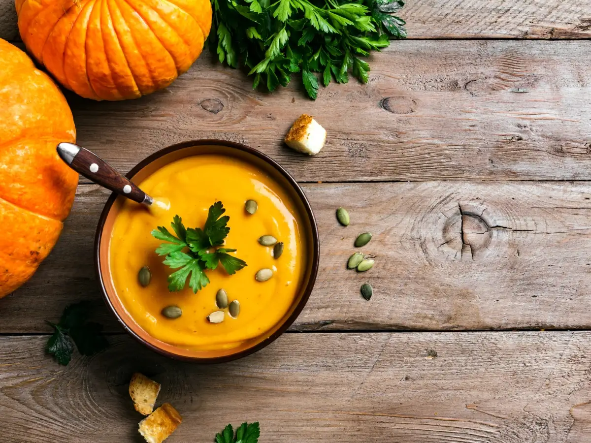 Συνταγή για την πιο νόστιμη βελουτέ σούπα από κολοκύθα
