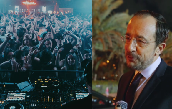 Ο Νίκος Χριστοδουλίδης σε… techno party; Η απρόσμενη ερώτηση και ο… partener του