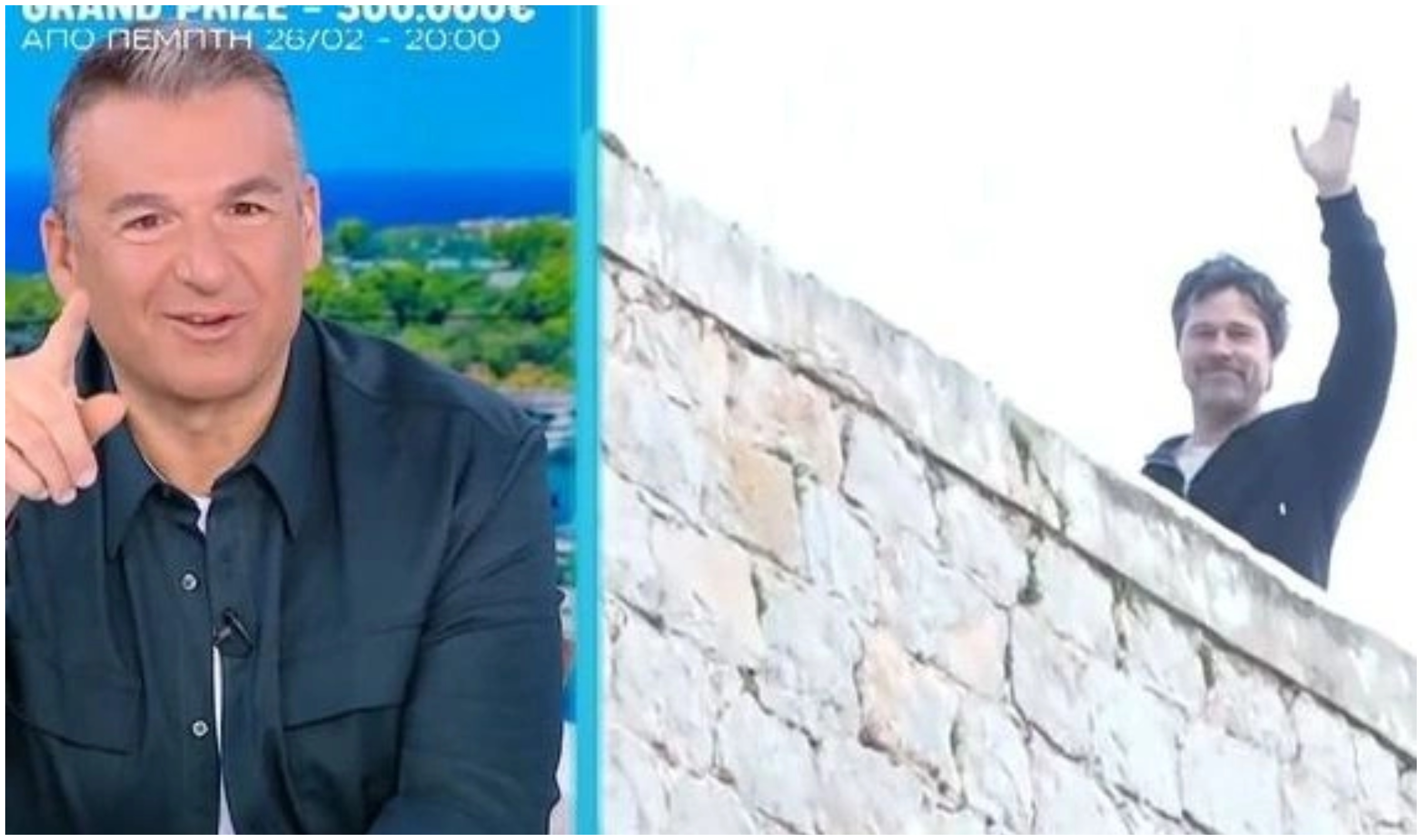 Μπραντ Πιτ: Η στιγμή που χαιρέτησε τον Λιάγκα on air