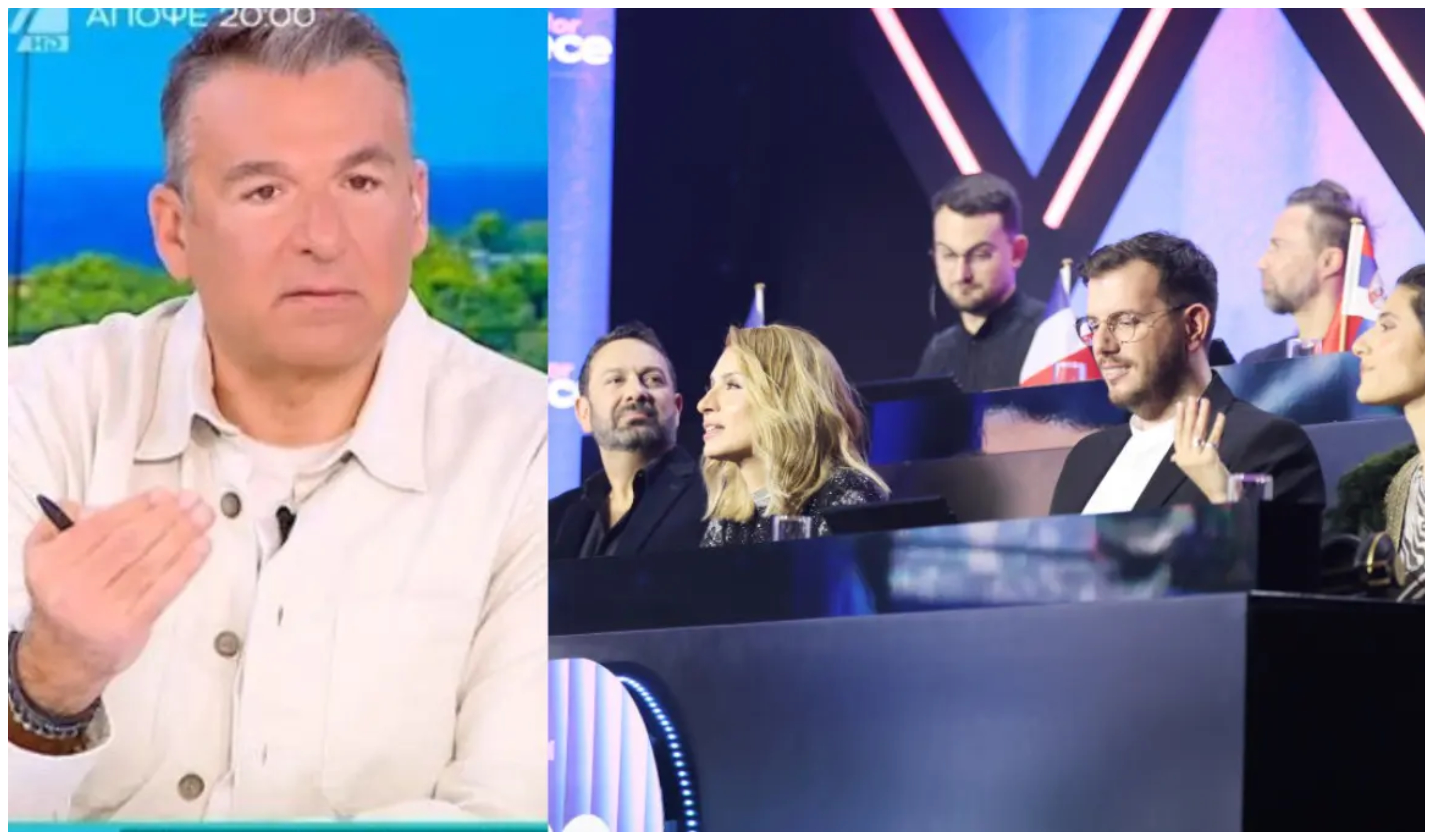 “Κόλαφος” ο Λιάγκας με την κριτική επιτροπή: «Η μόνη σχέση της Ηλιάκη με τη μουσική είναι όταν χόρευε τσιφτετέλι στον Μουτσινά»