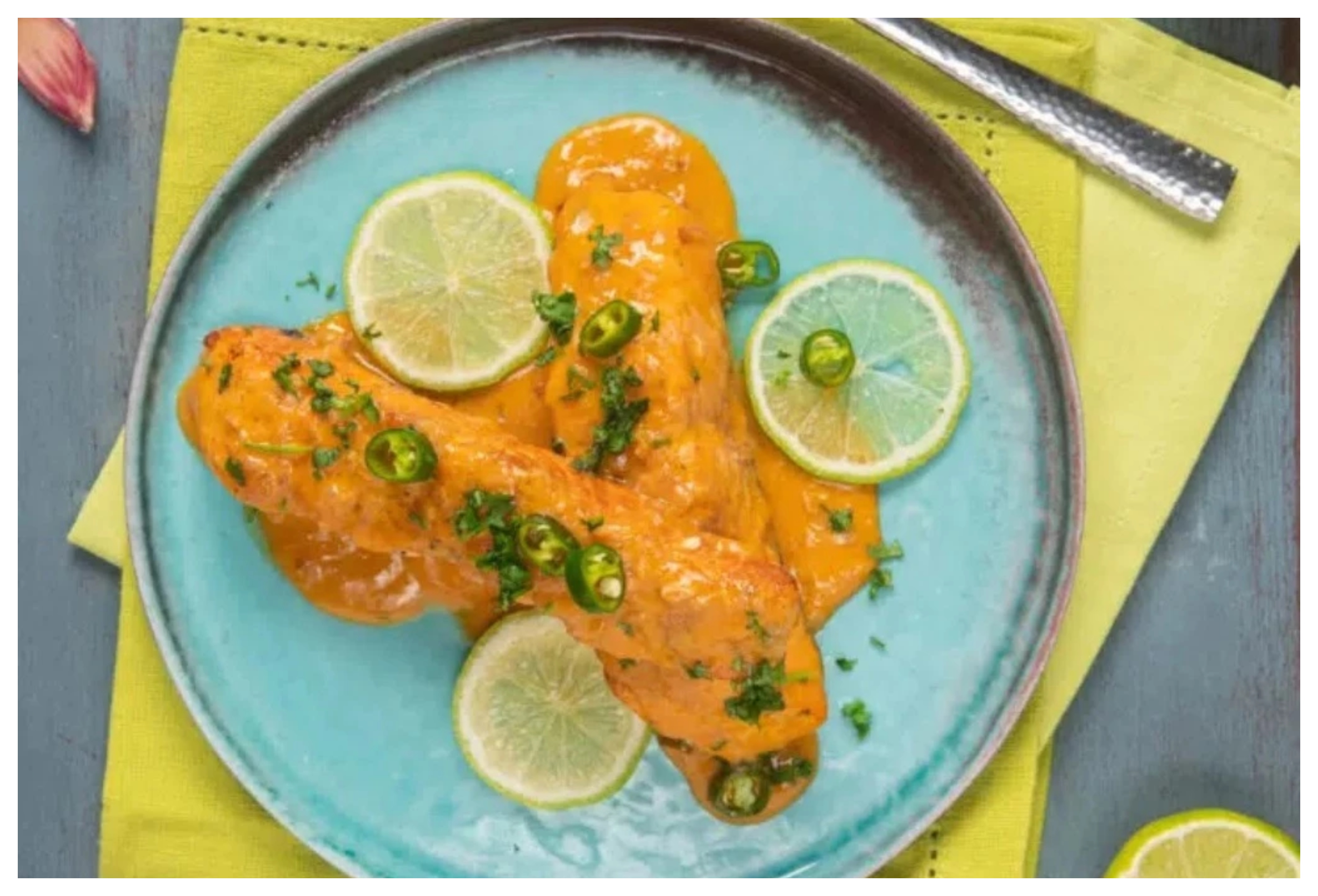 Λαχταριστή συνταγή για αρωματικό σολoμό με κάρυ και καρύδα