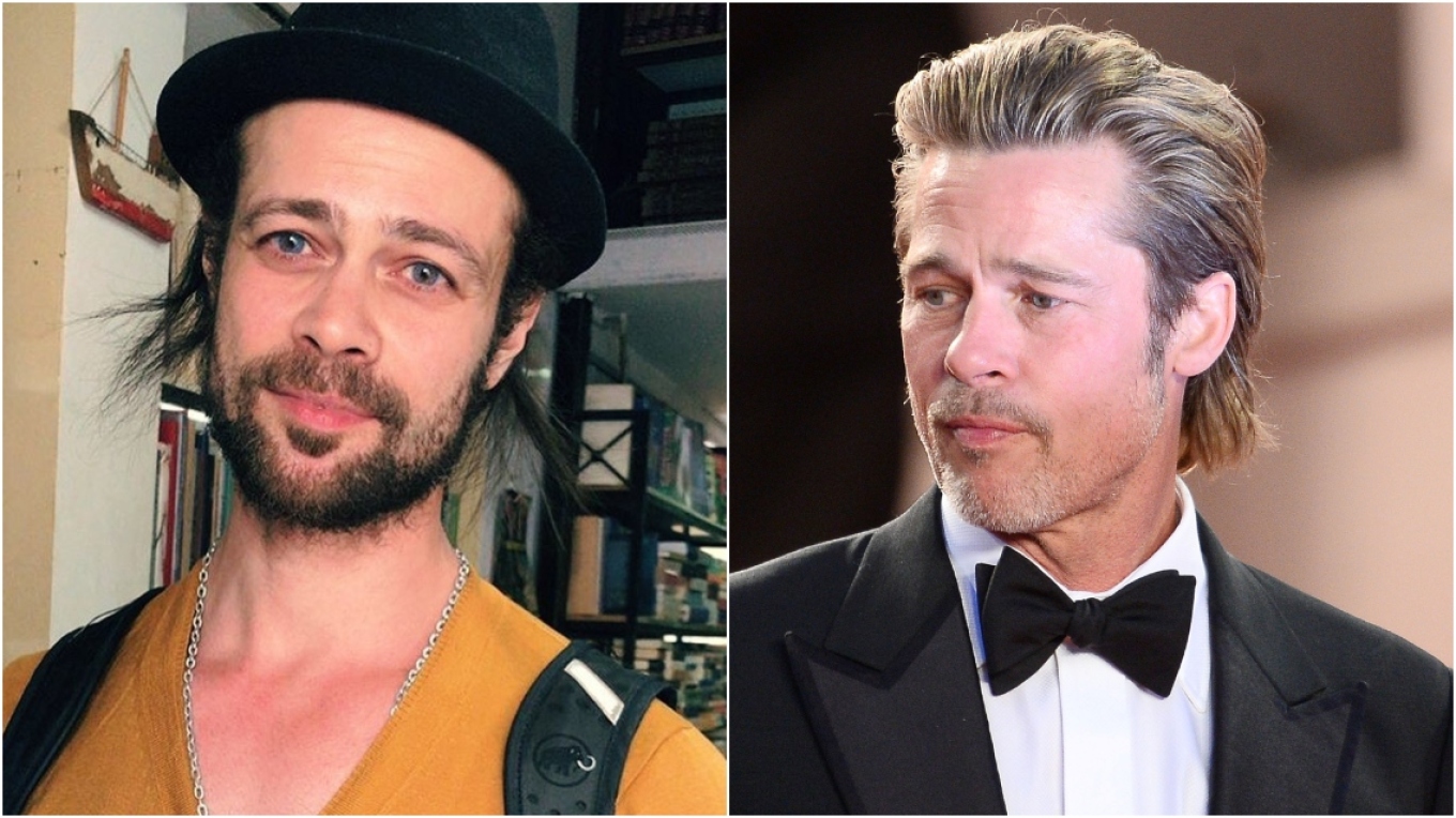 Αυτός είναι ο Έλληνας σωσίας του Μπραντ Πιτ που βρίσκεται στην Ύδρα για τα γυρίσματα της ταινίας (ΦΩΤΟ)