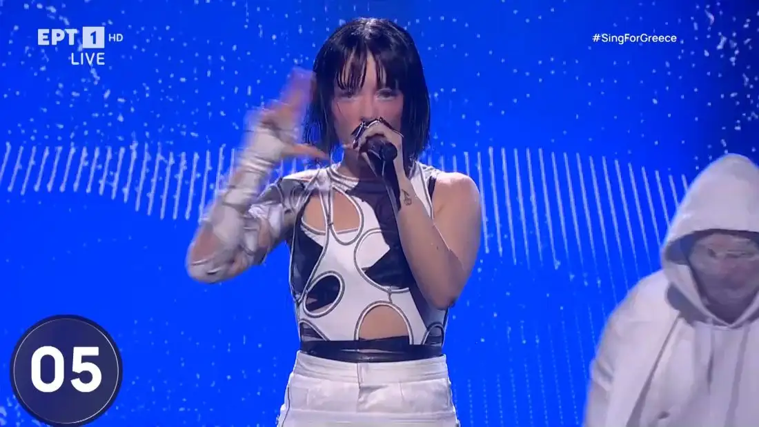 Eurovision 2026: H Marseaux «σαγήνευσε» στη σκηνή με το «Χάνομαι» (BINTEO)