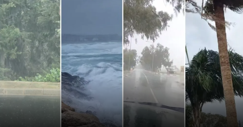 Προσοχή – Αγρίεψε ο καιρός: Σφοδροί άνεμοι και έντονες βροχοπτώσεις «σαρώνουν» το νησί (ΒΙΝΤΕΟ)