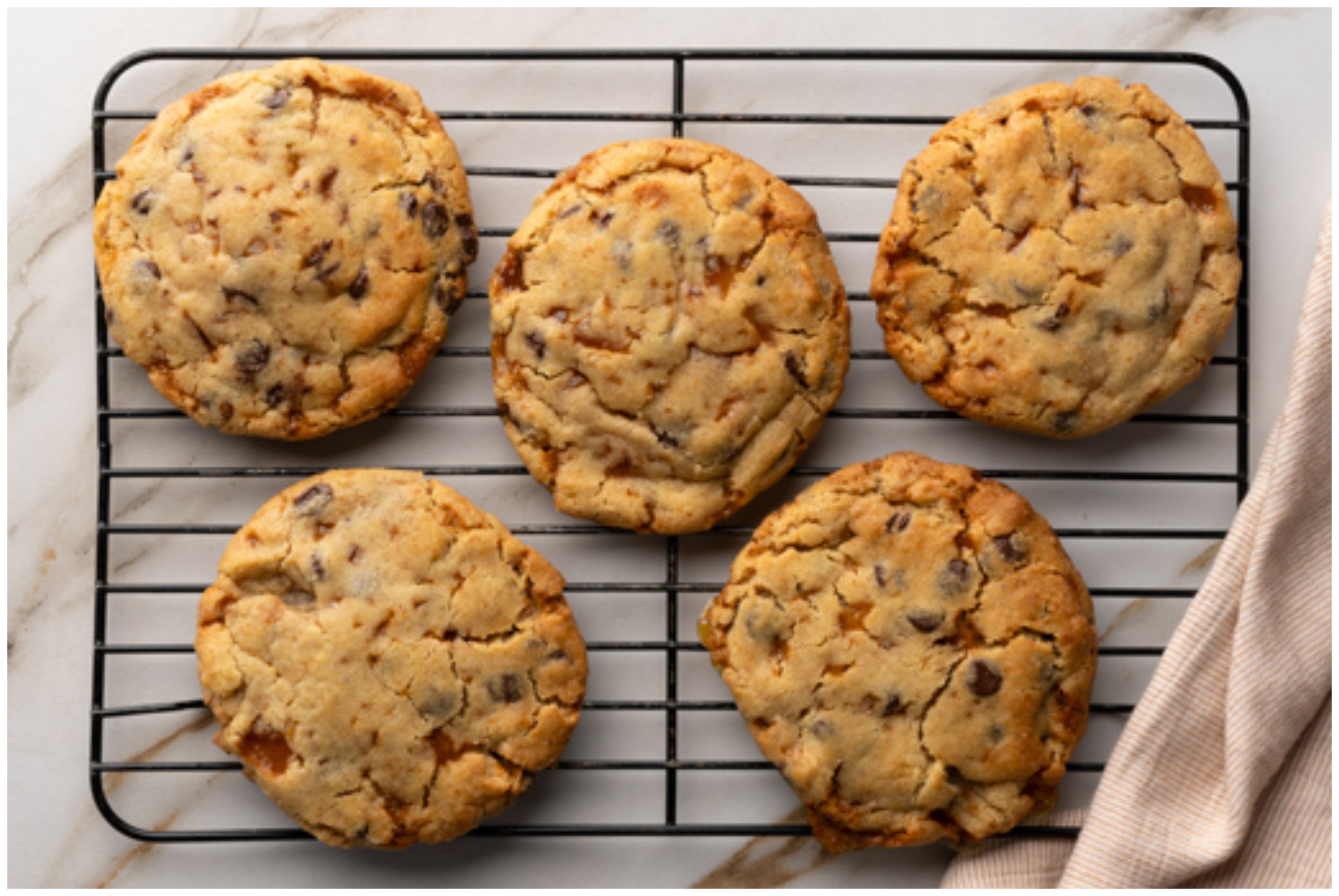 Λαχταριστή συνταγή για cookies καραμέλα