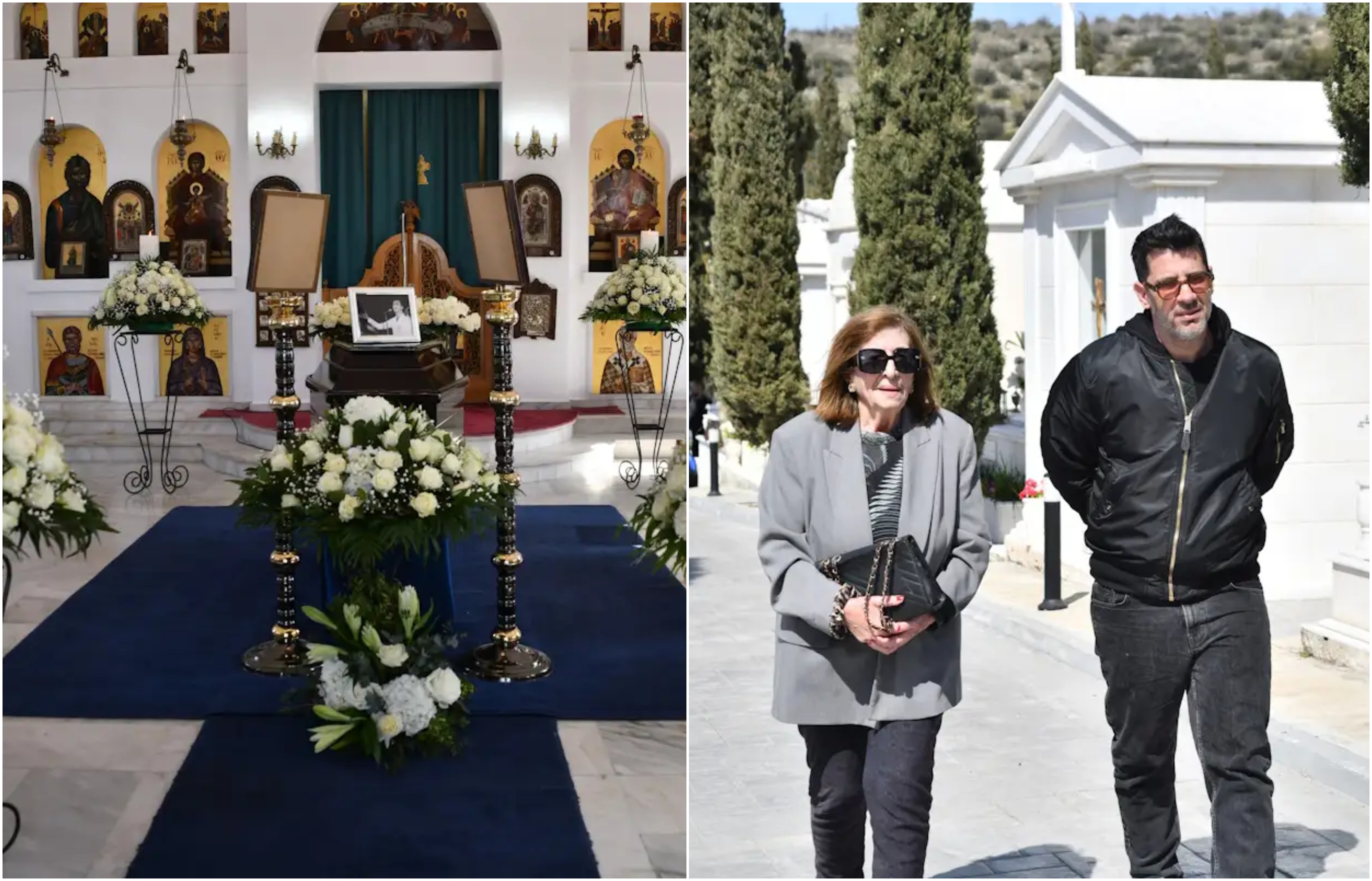 Κηδεία Γιώργου Μαρίνου: Αυτοί οι καλλιτέχνες παρευρέθηκαν στο Κοιμητήριο Βούλας (ΦΩΤΟ)