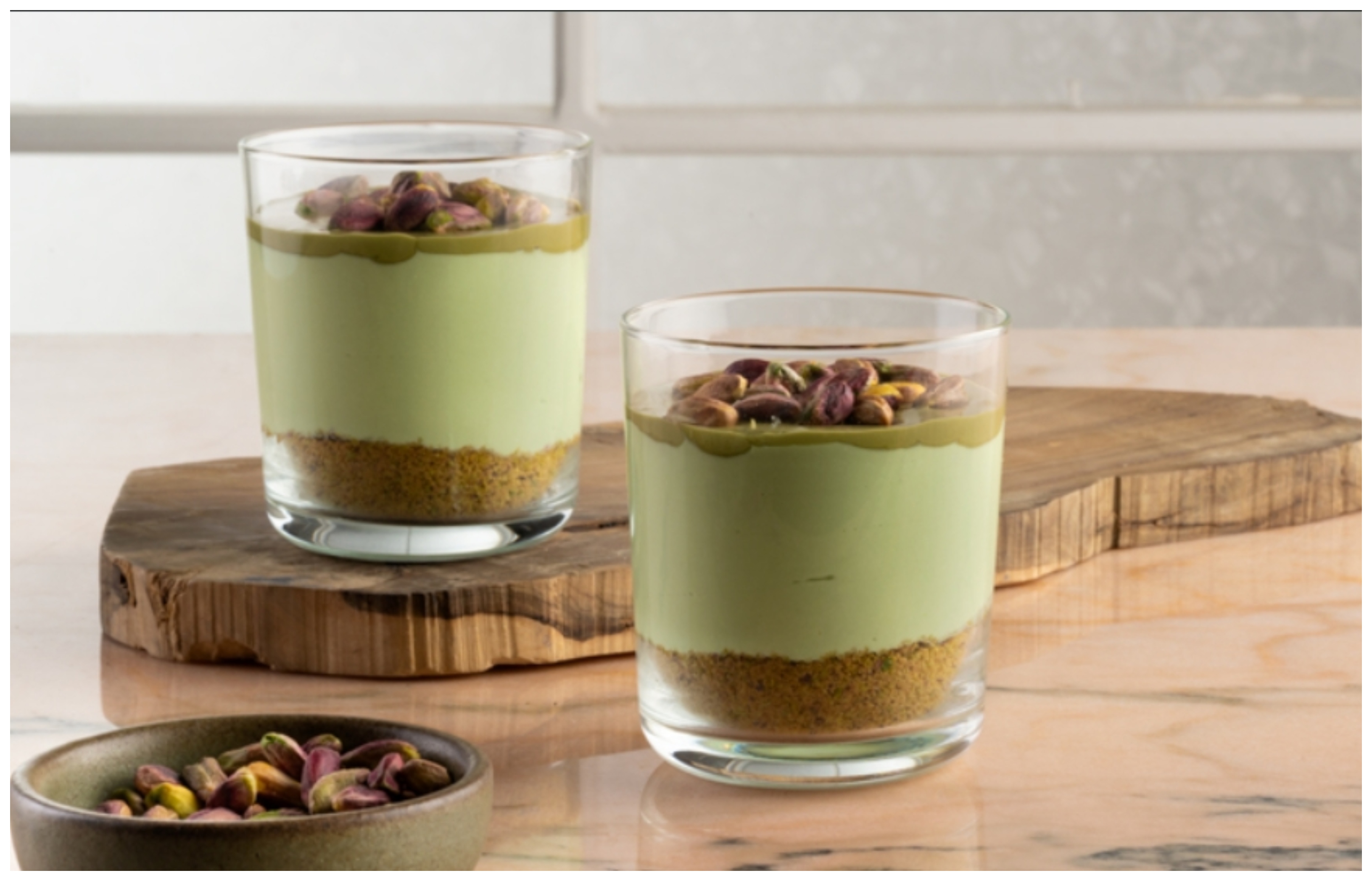 Νόστιμη συνταγή για cottage cheese pistachio cheesecake