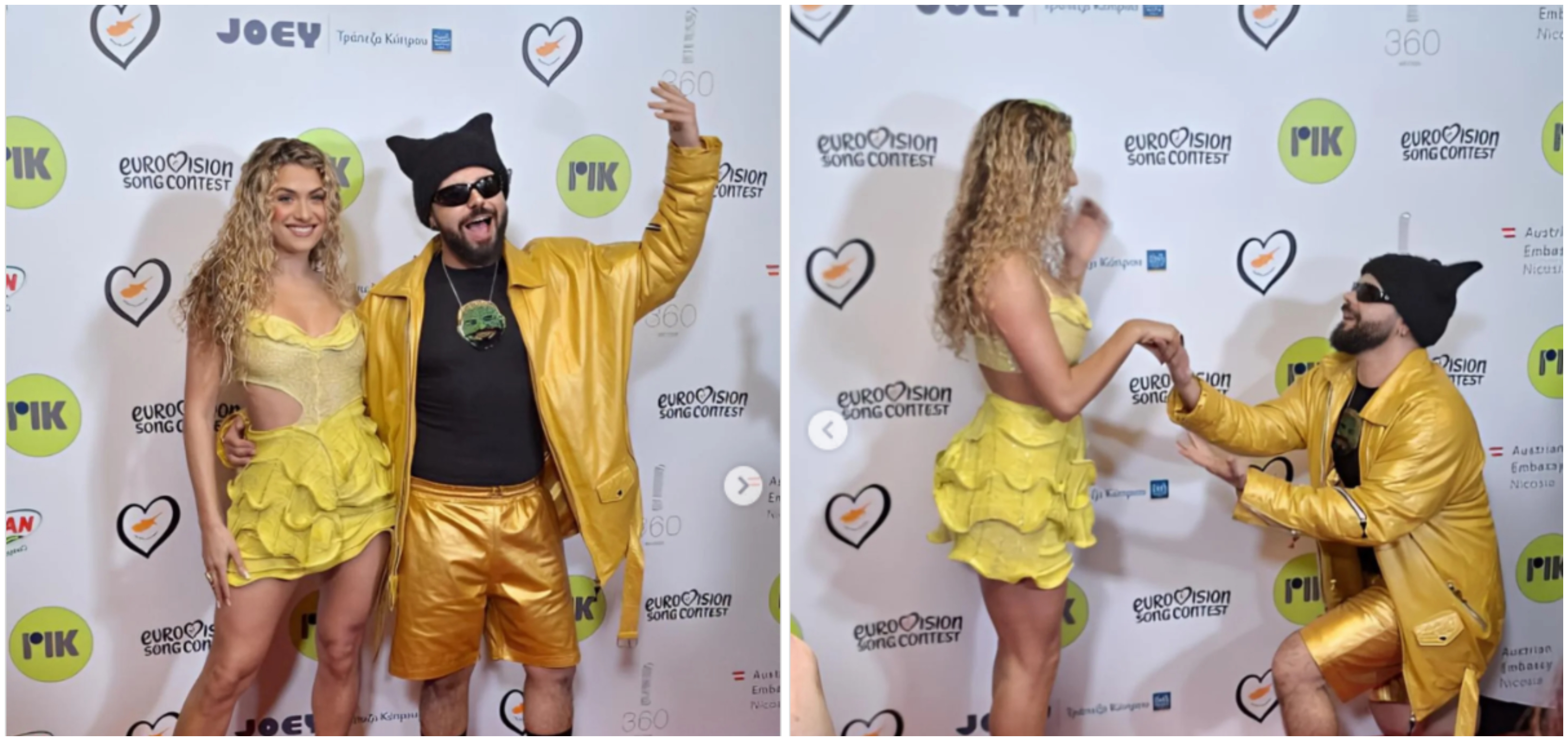 Eurovision 2026: Antigoni Buxton & Akylas ξεσήκωσαν τη Λευκωσία με matching look (ΒΙΝΤΕΟ