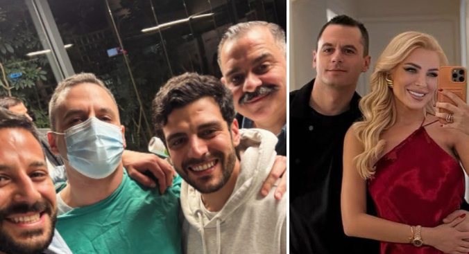 Οι πρώτες εικόνες από το μαιευτήριο – Η έκπληξη των φίλων του και η συγκίνηση για την μικρή Ξένια