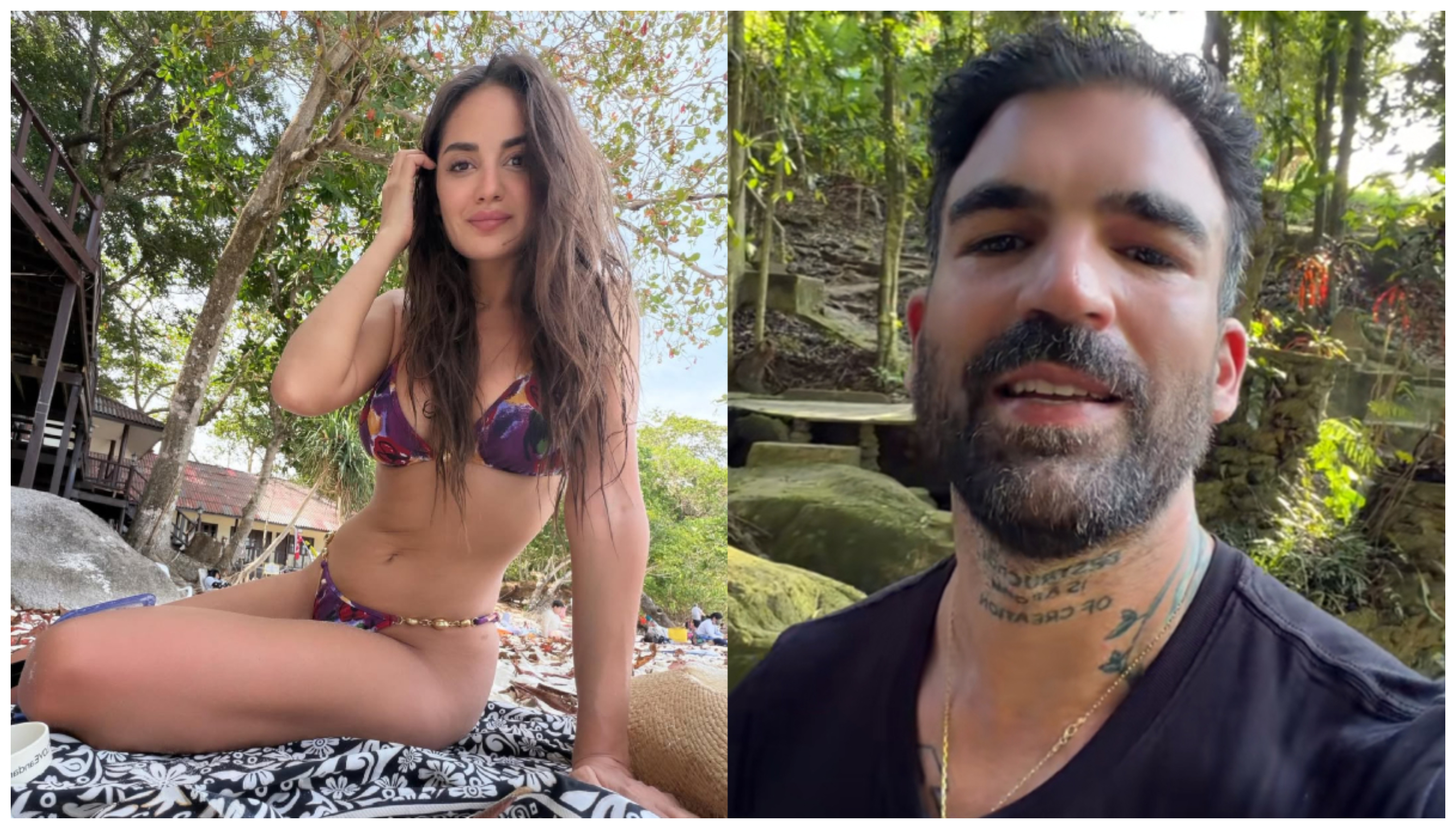 Δημήτρης Αλεξάνδρου & Ρία Ελληνίδου: Ρομαντική απόδραση στην φύση (ΒΙΝΤΕΟ)