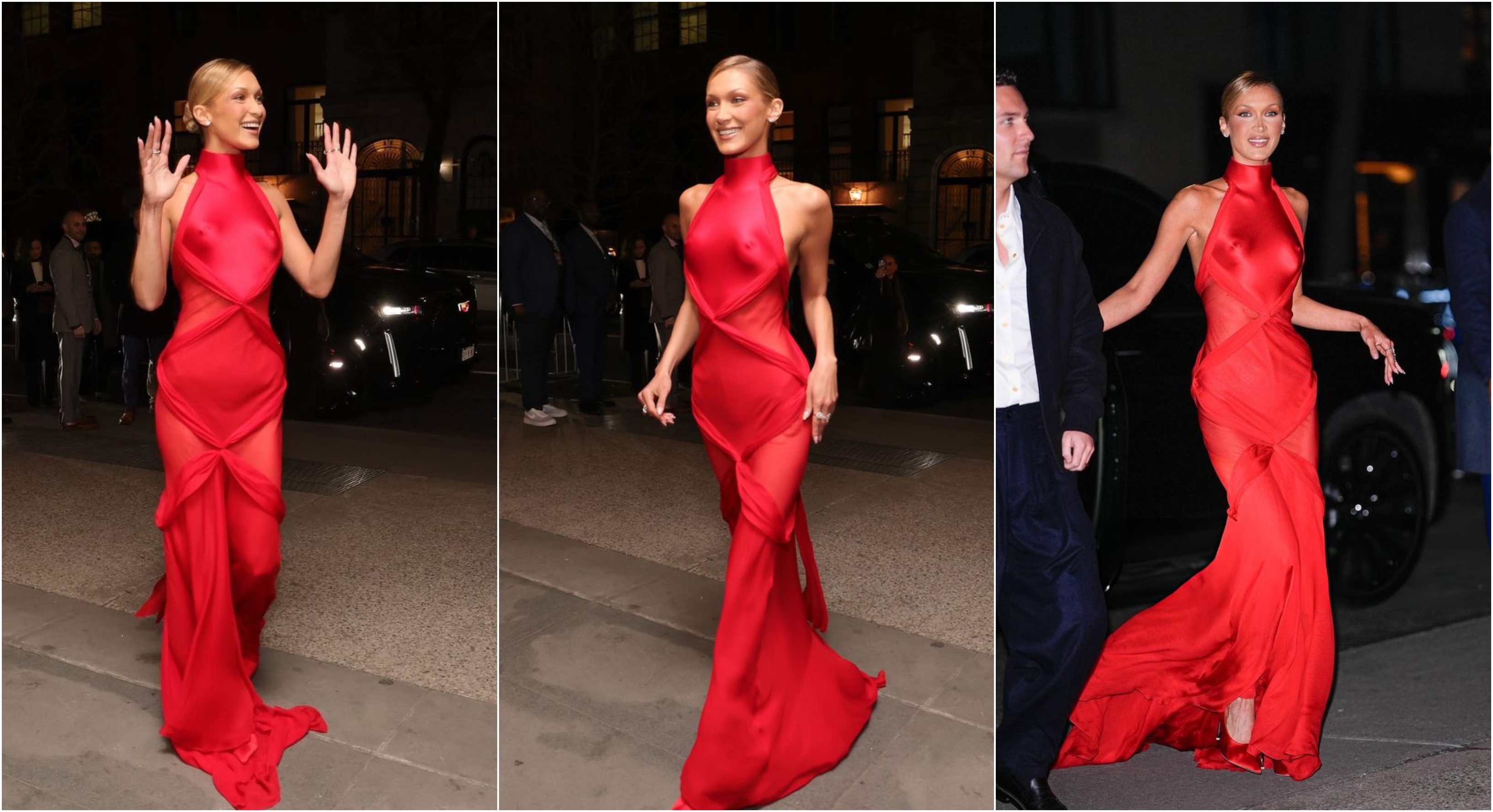 Η Bella Hadid αναδεικνύει τη σιλουέτα της με ένα trendy πουά μπικίνι (ΦΩΤΟ)