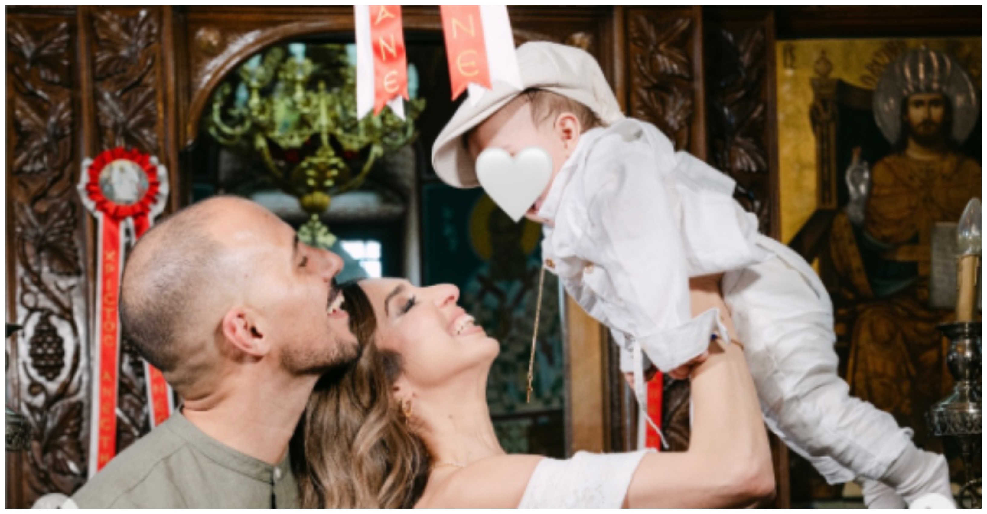 Ανδρεάνα Φραγκούδη & Πάνος Δημητριάδης: Βάφτισαν τον γιο τους, Λουκά (ΦΩΤΟ)