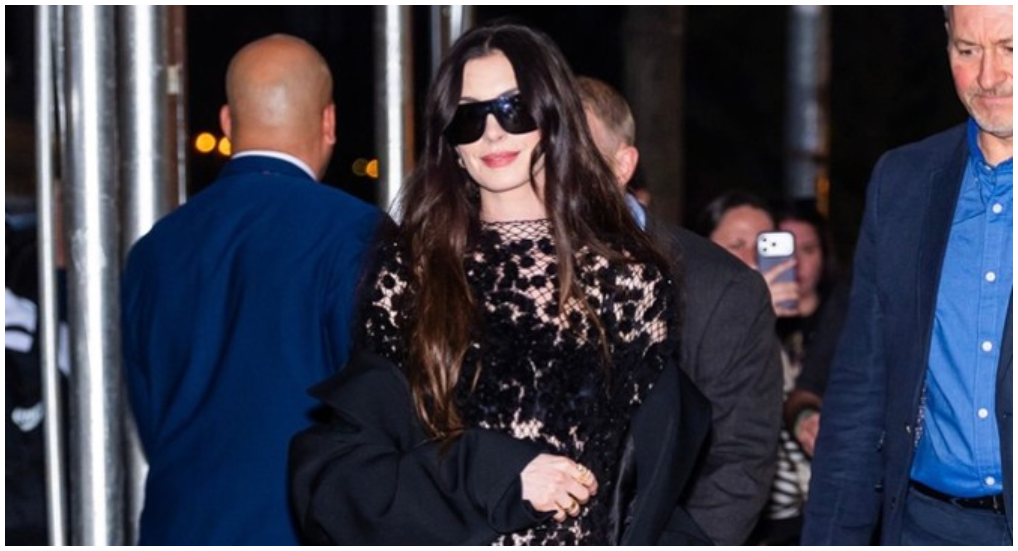 Η Calvin Klein έντυσε την Anne Hathaway για το listening party και το Q&A event του «Mother Mary» στη Νέα Υόρκη