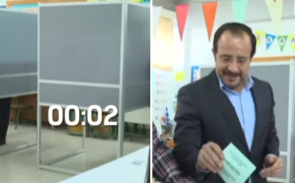 Ο Πρόεδρος Χριστοδουλίδης έσπασε ρεκόρ: Ψήφισε μέσα σε (μόλις) 8 δευτερόλεπτα