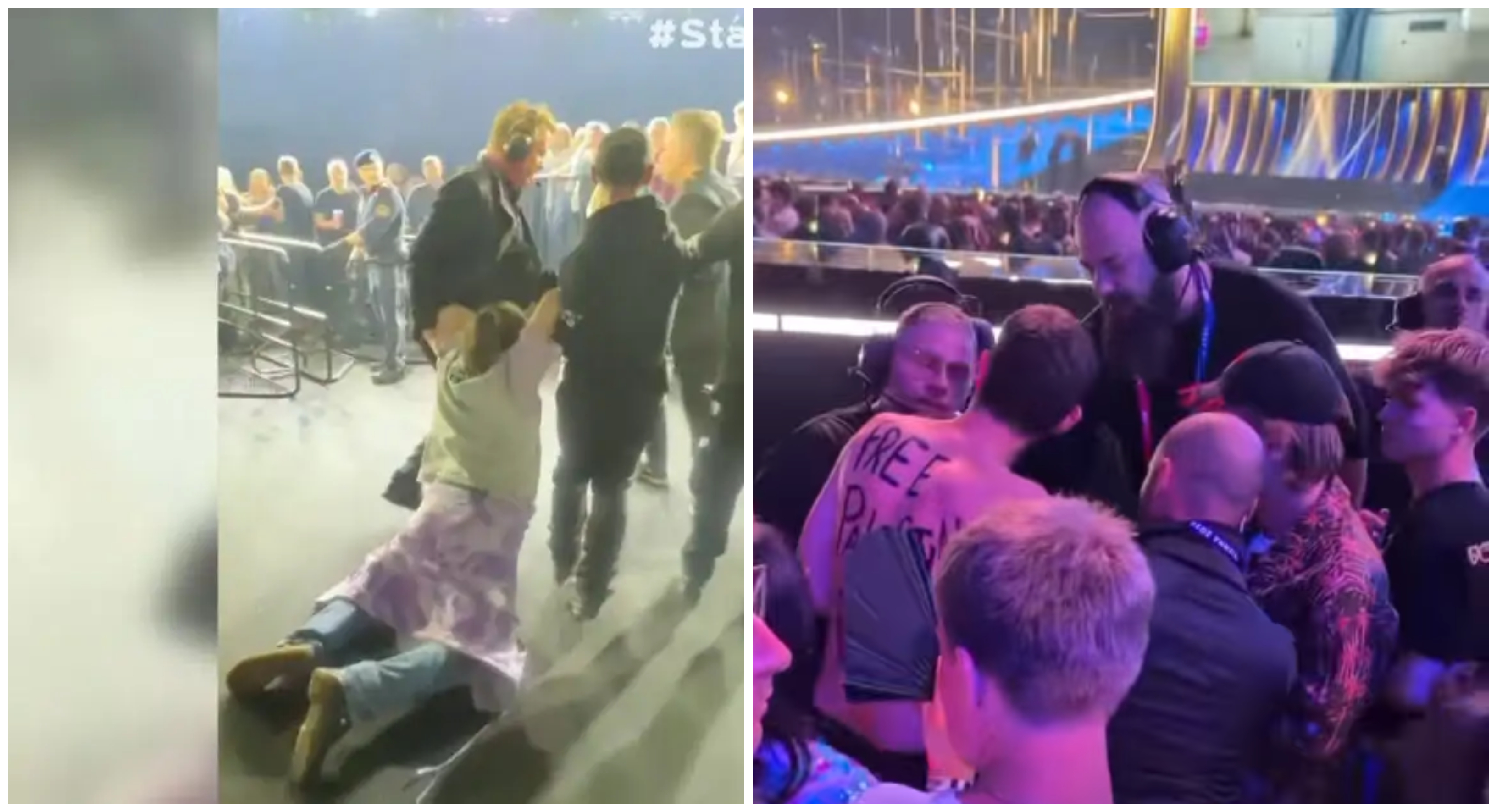 Απίστευτο σκηνικό στη Eurovision: Έβγαλαν σηκωτούς ακτιβιστές που γιούχαραν το Ισραήλ (ΒΙΝΤΕΟ)
