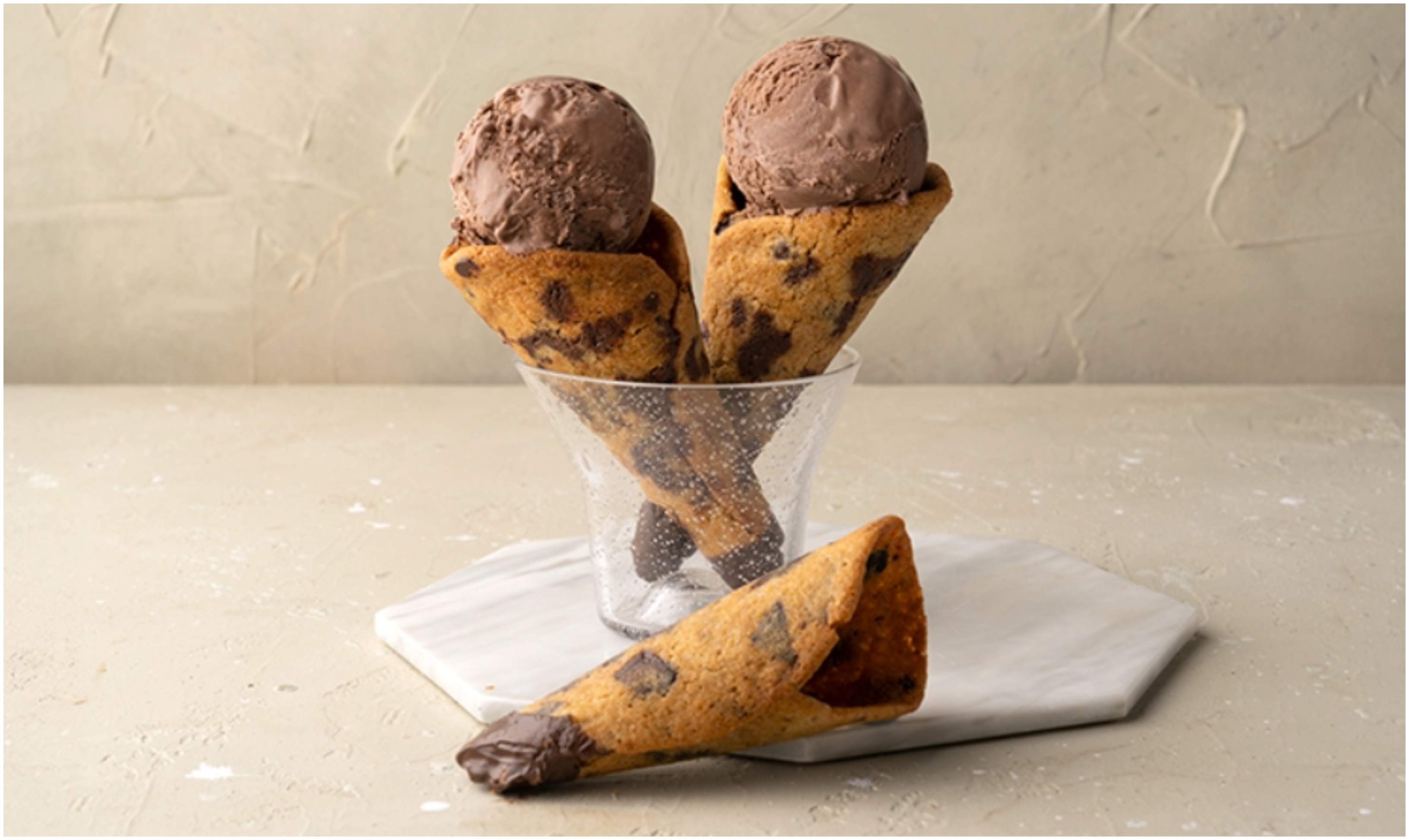 Νόστιμη συνταγή για soft cookie χωνάκι παγωτού