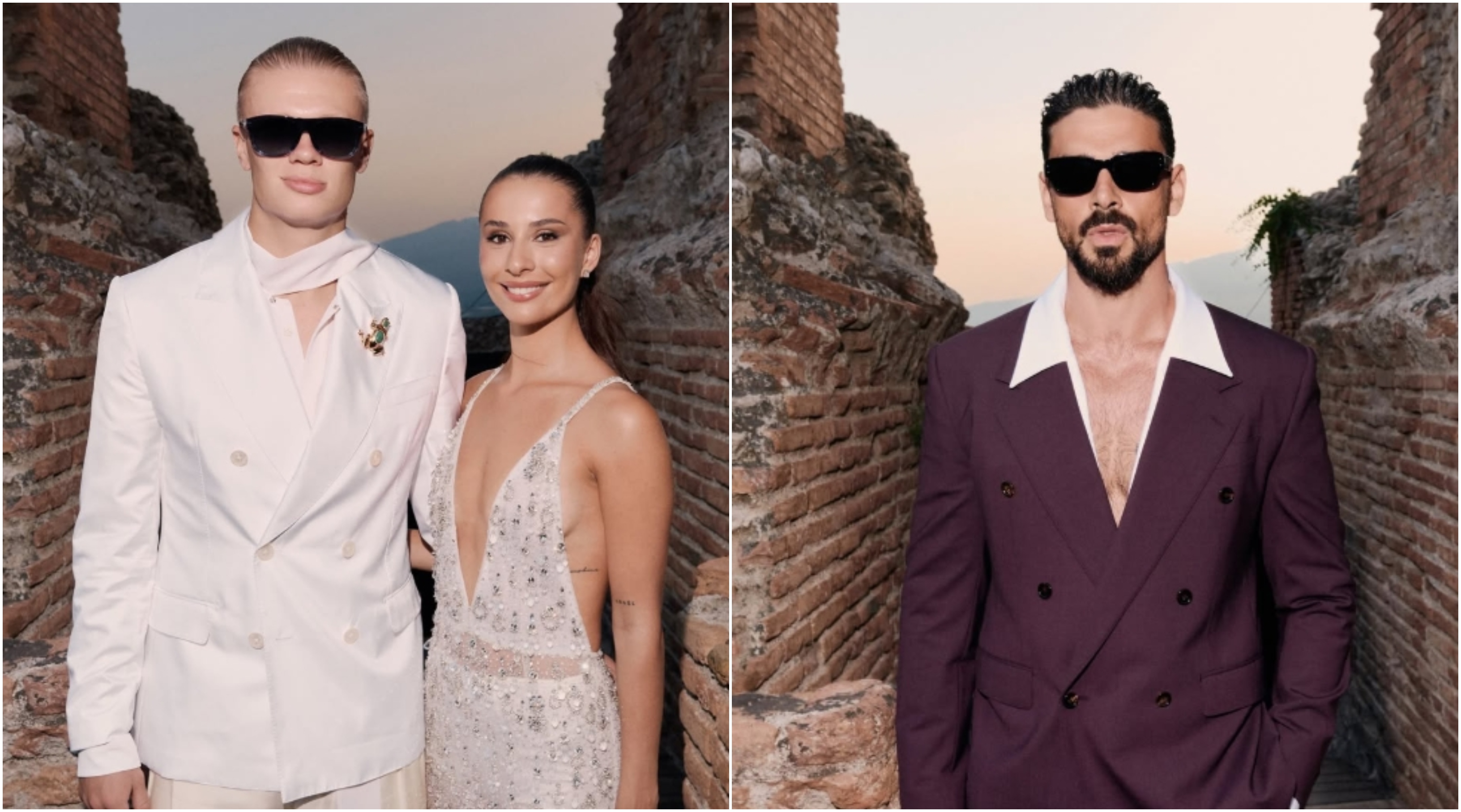 Όταν ο Erling Haaland συνάντησε τον Michele Morrone στο show των Dolce & Gabbana 