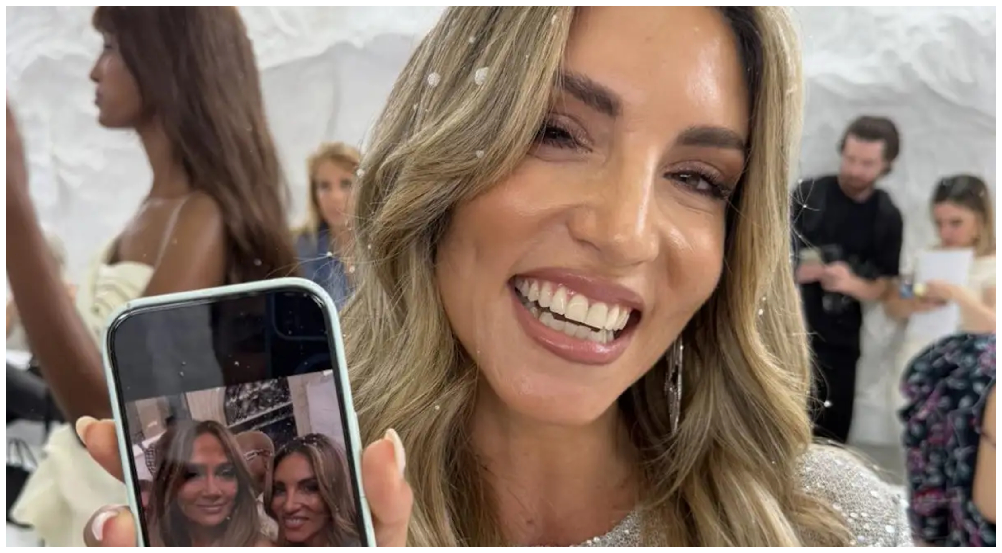 Αθηνά Οικονομάκου: Η selfie φωτογραφία με την Τζένιφερ Λόπεζ στο show της Celia Kritharioti