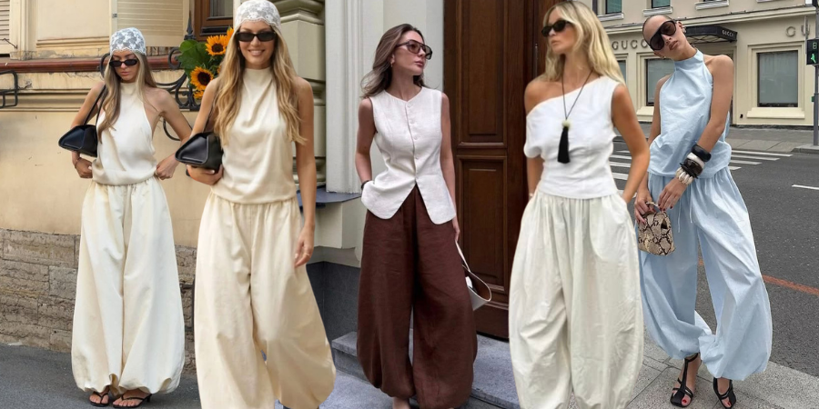 Balloon pants: Η πιο άνετη και fashion-forward τάση του καλοκαιριού