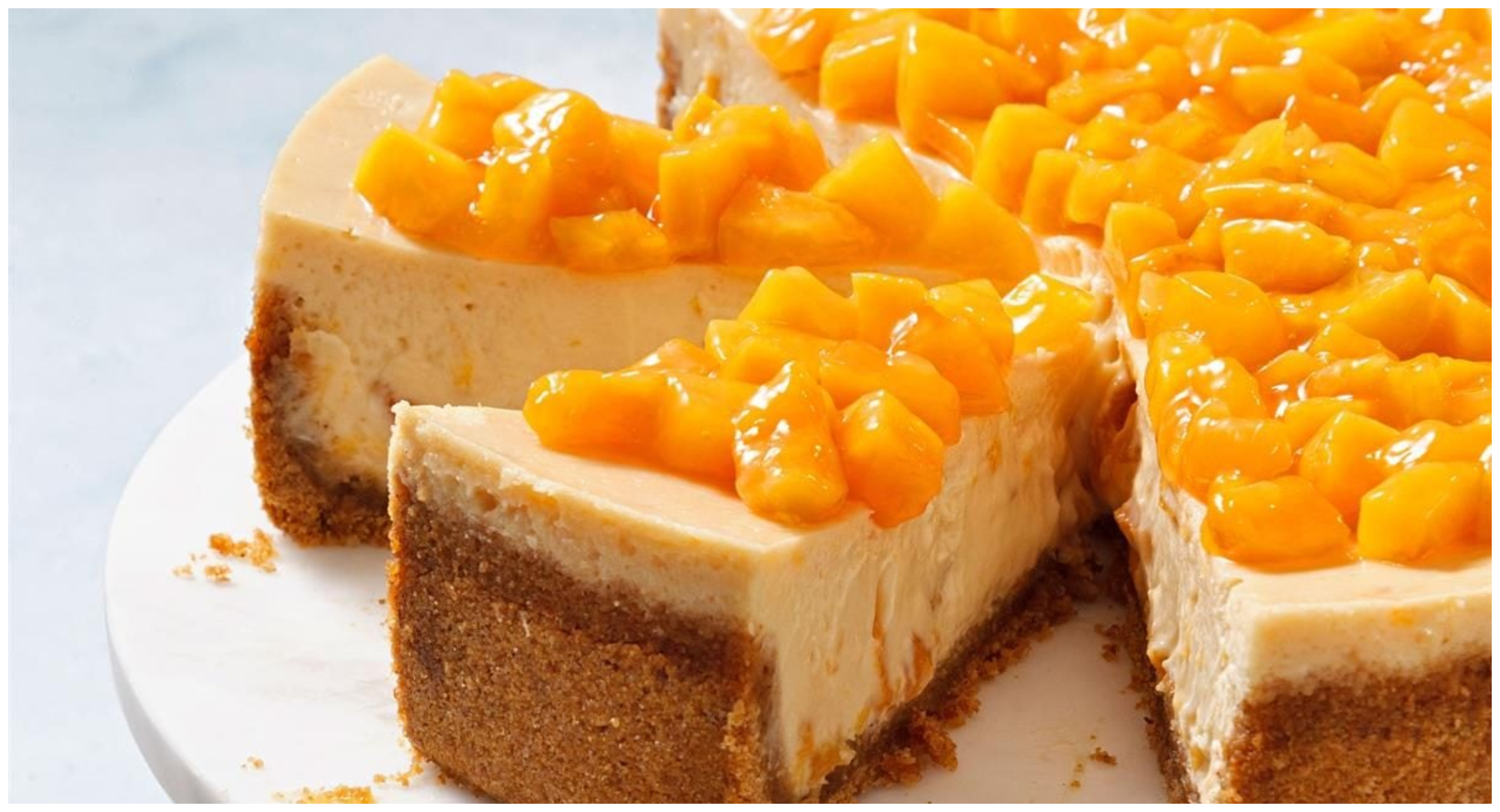 Το απόλυτο καλοκαιρινό cheesecake με ροδάκινα – Δροσερό, ανάλαφρο και πεντανόστιμο